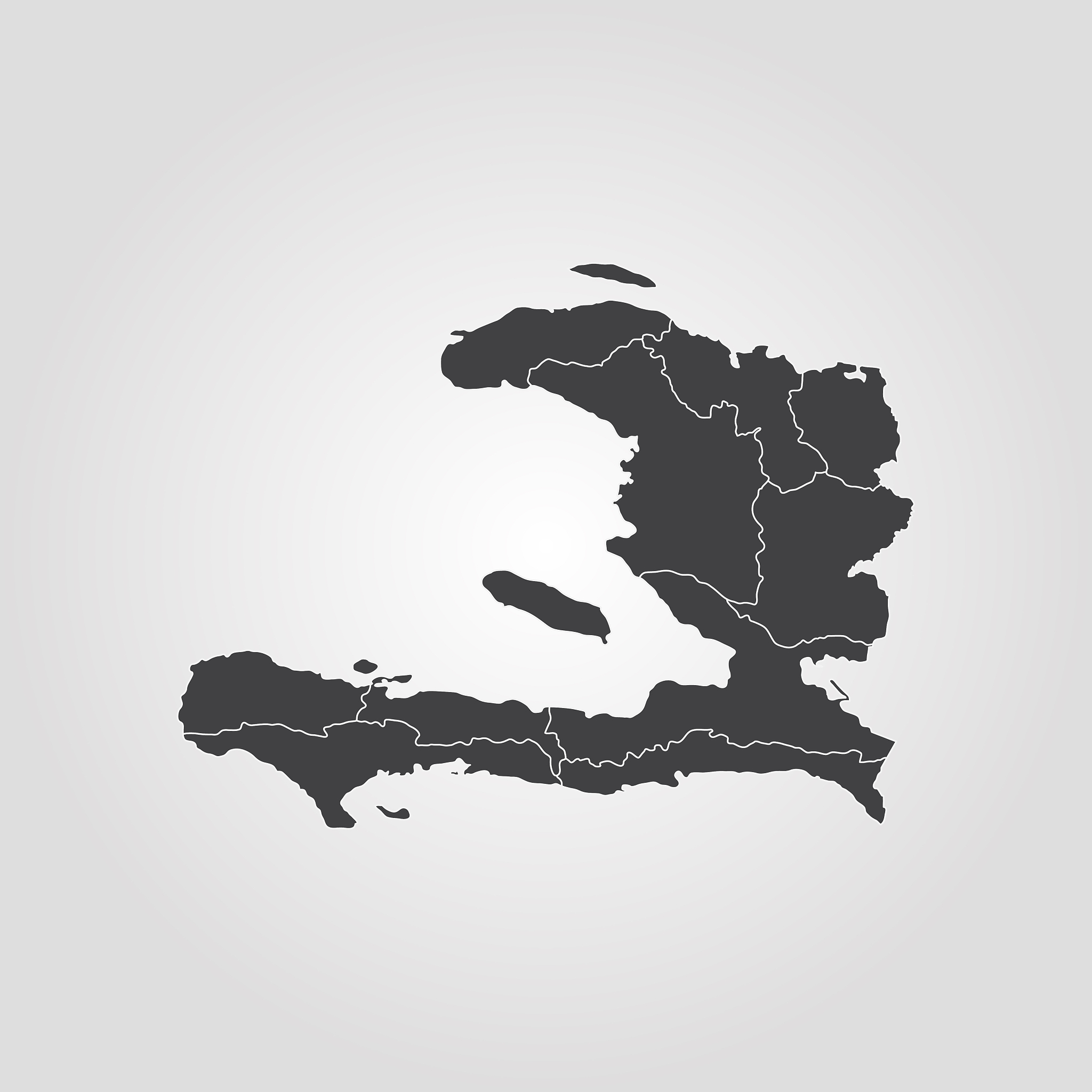 map of haiti