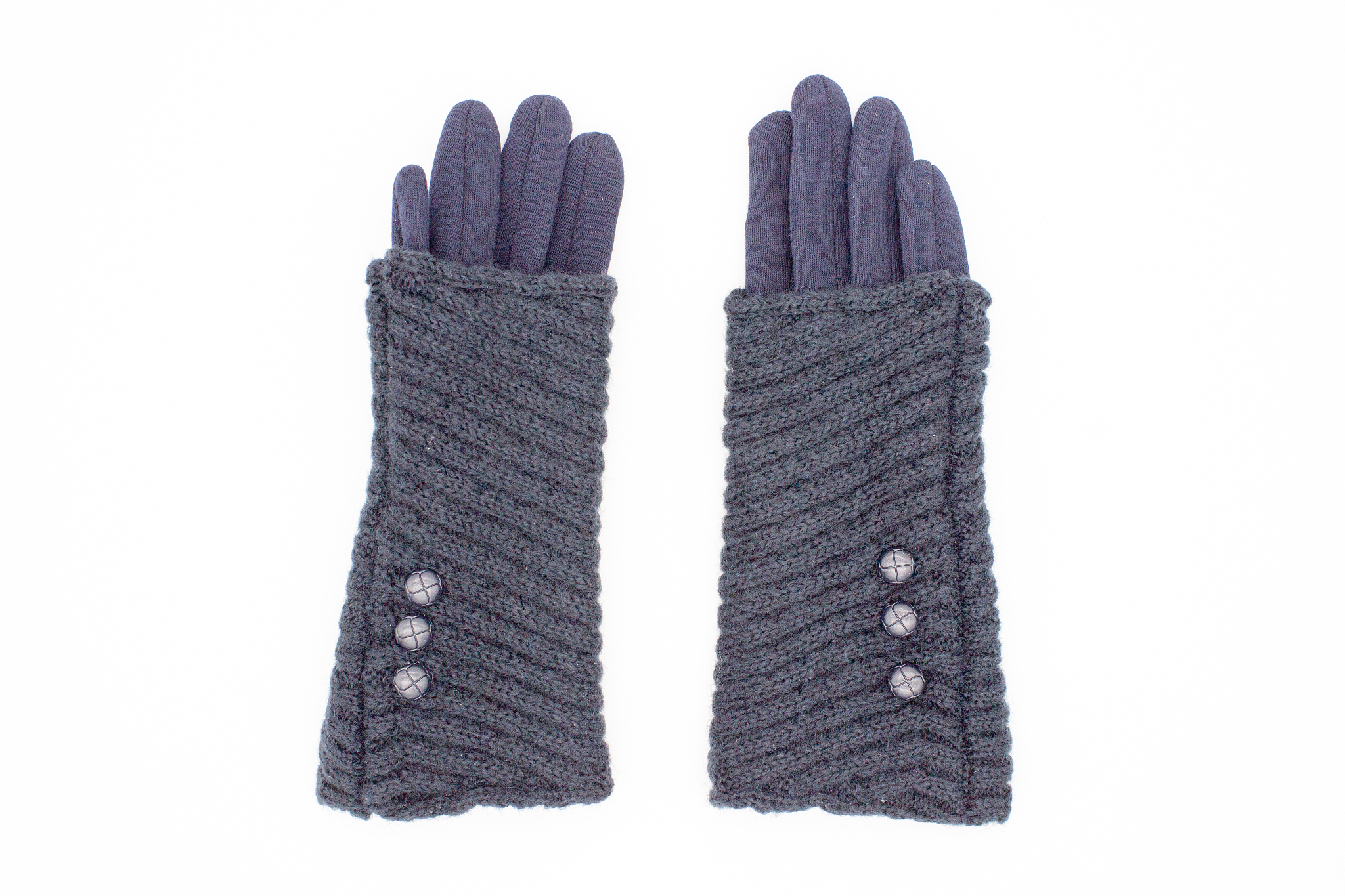 blue gloves isolated  image on a white background