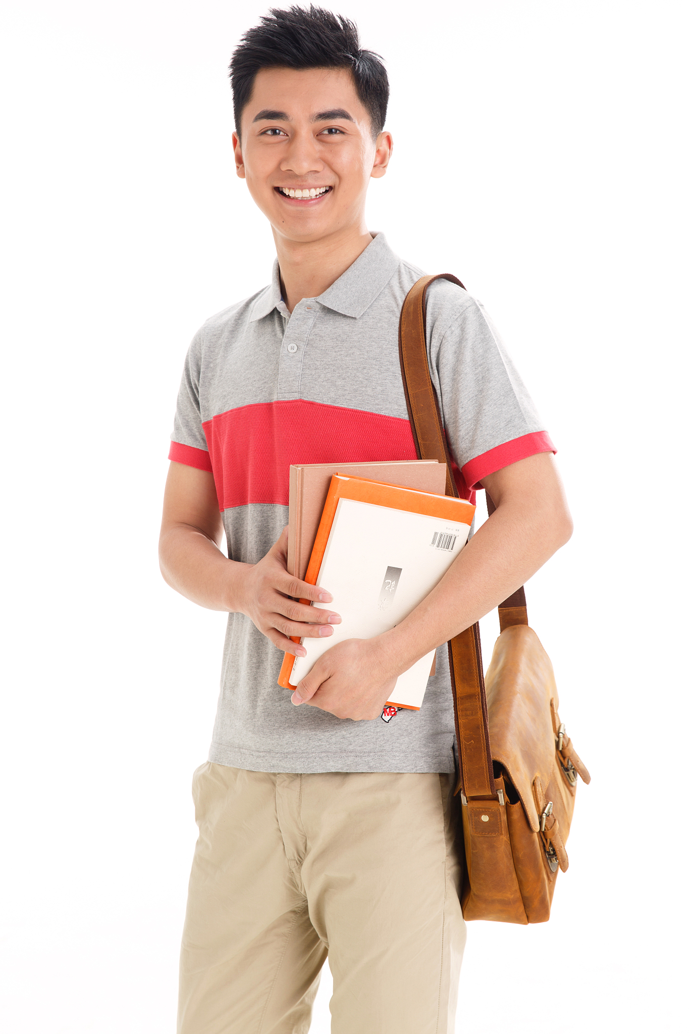 一个年轻的大学男生