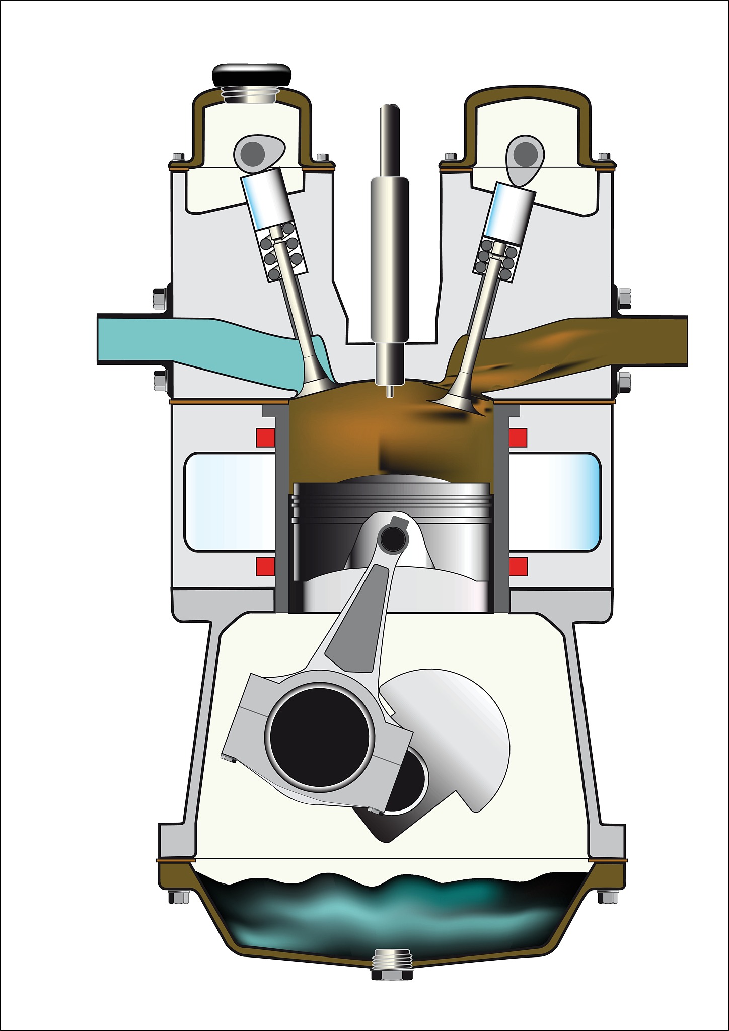 二冲程煤油发动机结构详解：工作原理及主要部件介绍