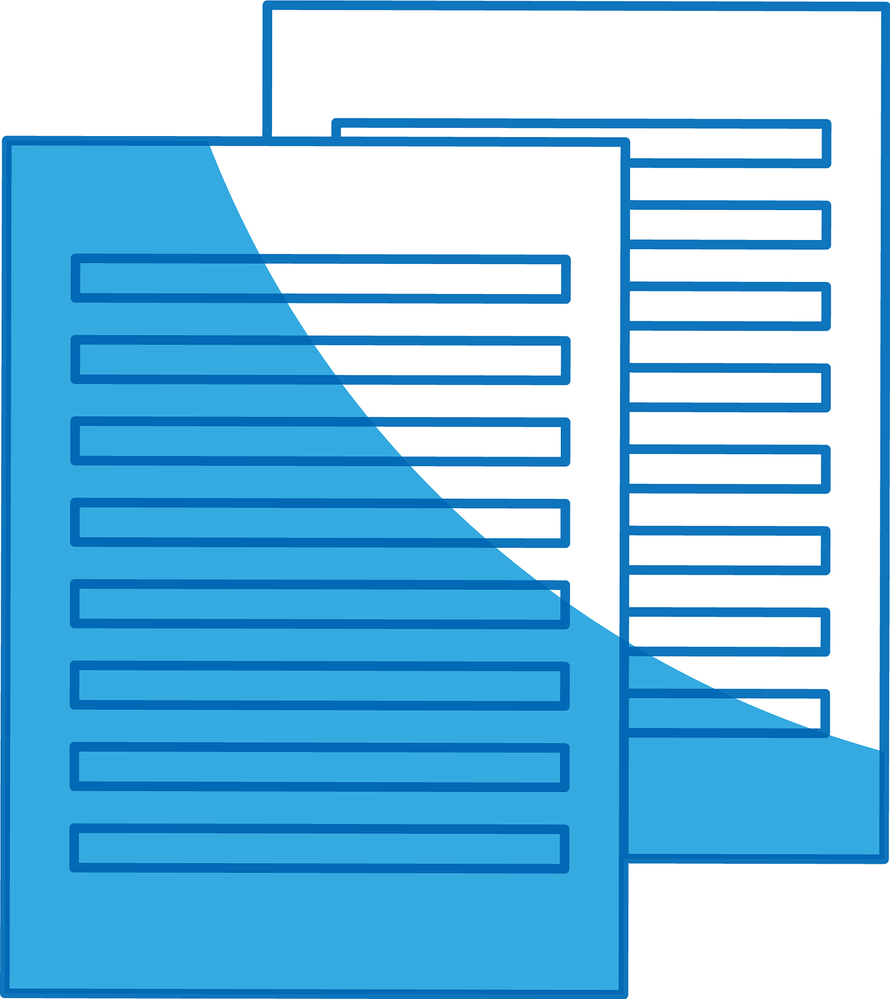 paper document file school supply icon