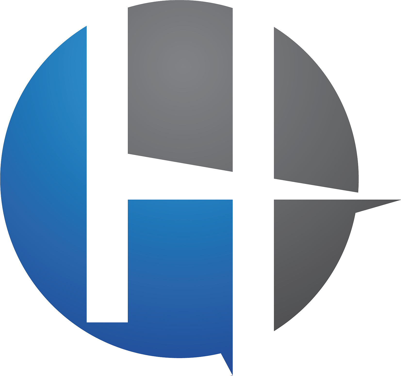 h letter logo template design