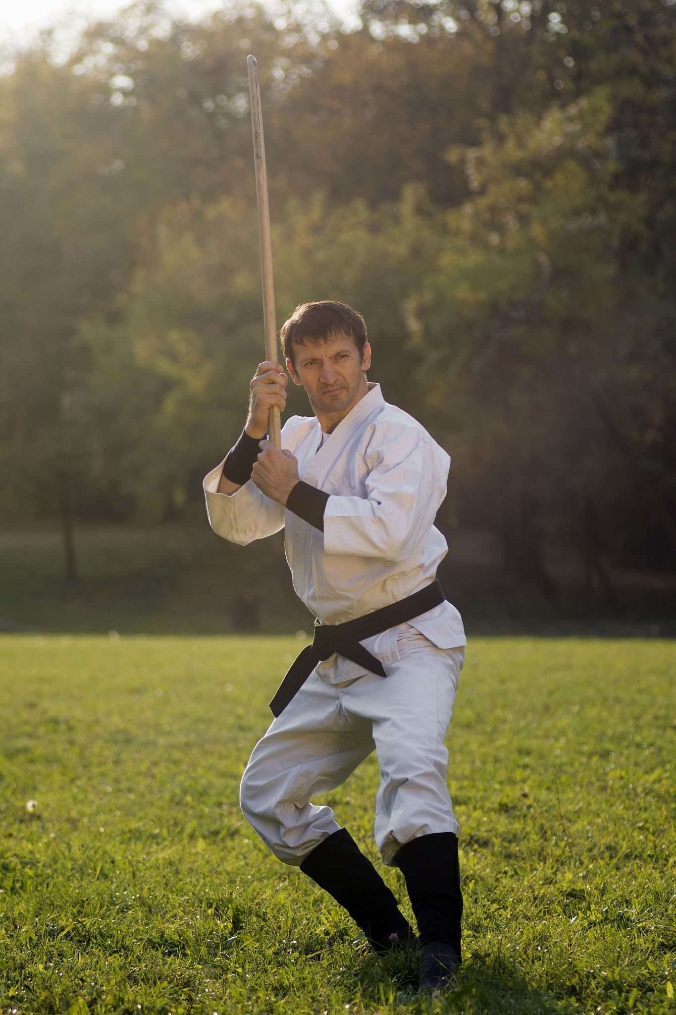 martial arts outdoors