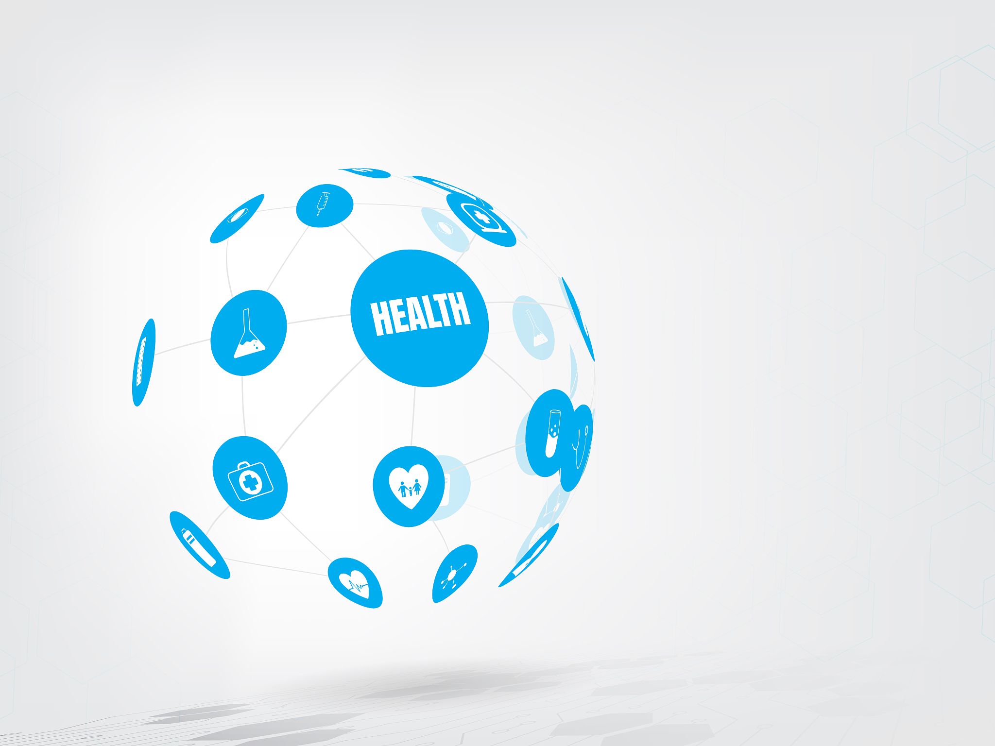 medical health care network concept.