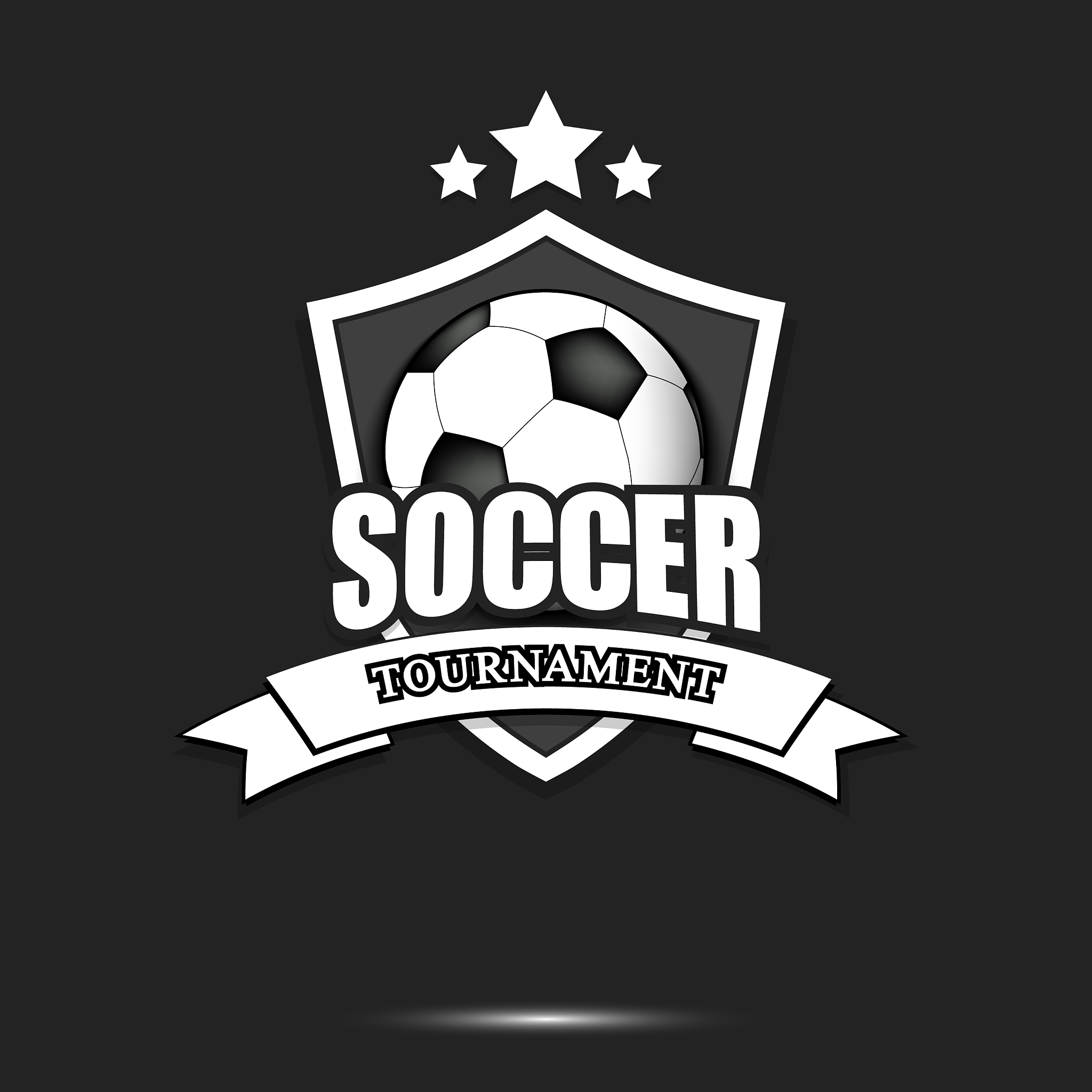 soccer logo design template