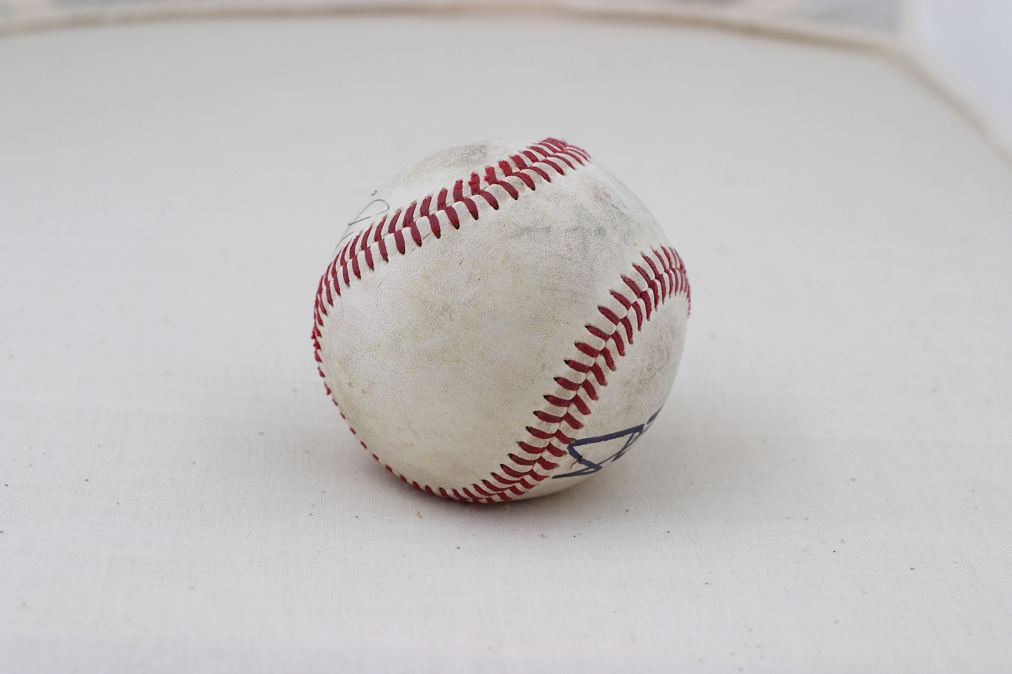 baseball on white background
