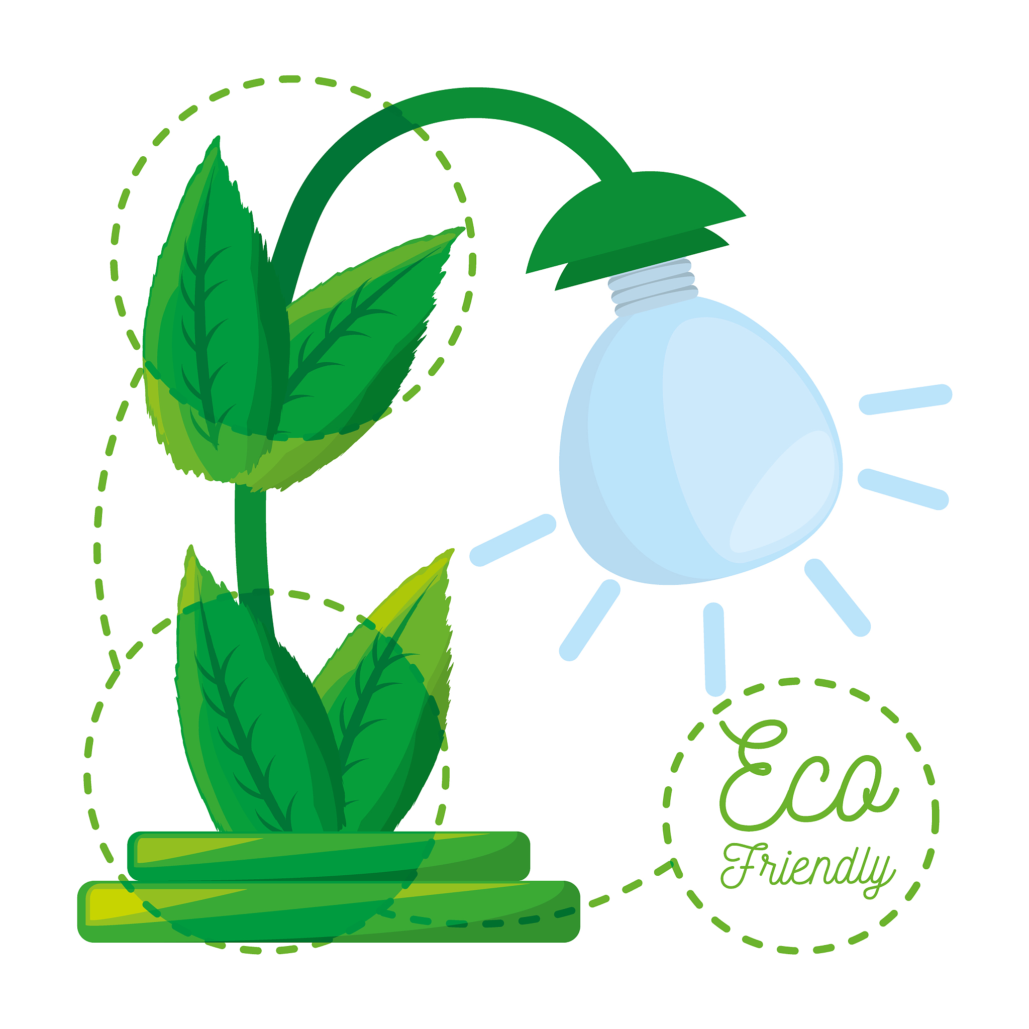 concept for save energy protecting the planet