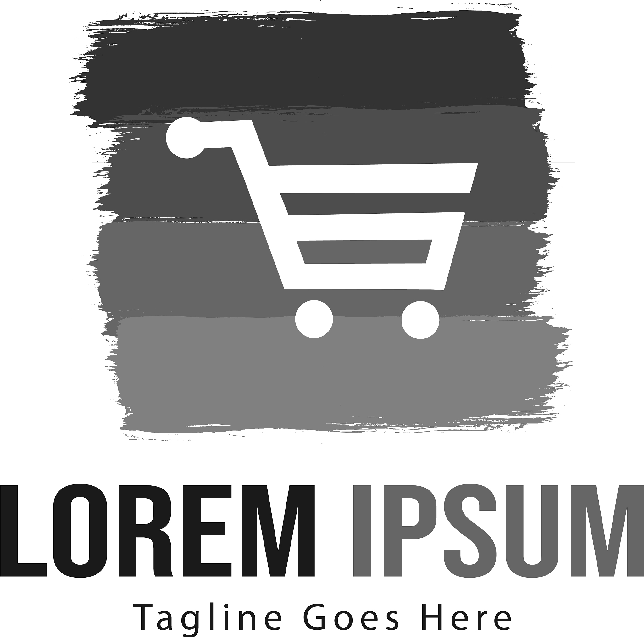 shopping logo template design shopping logo with
