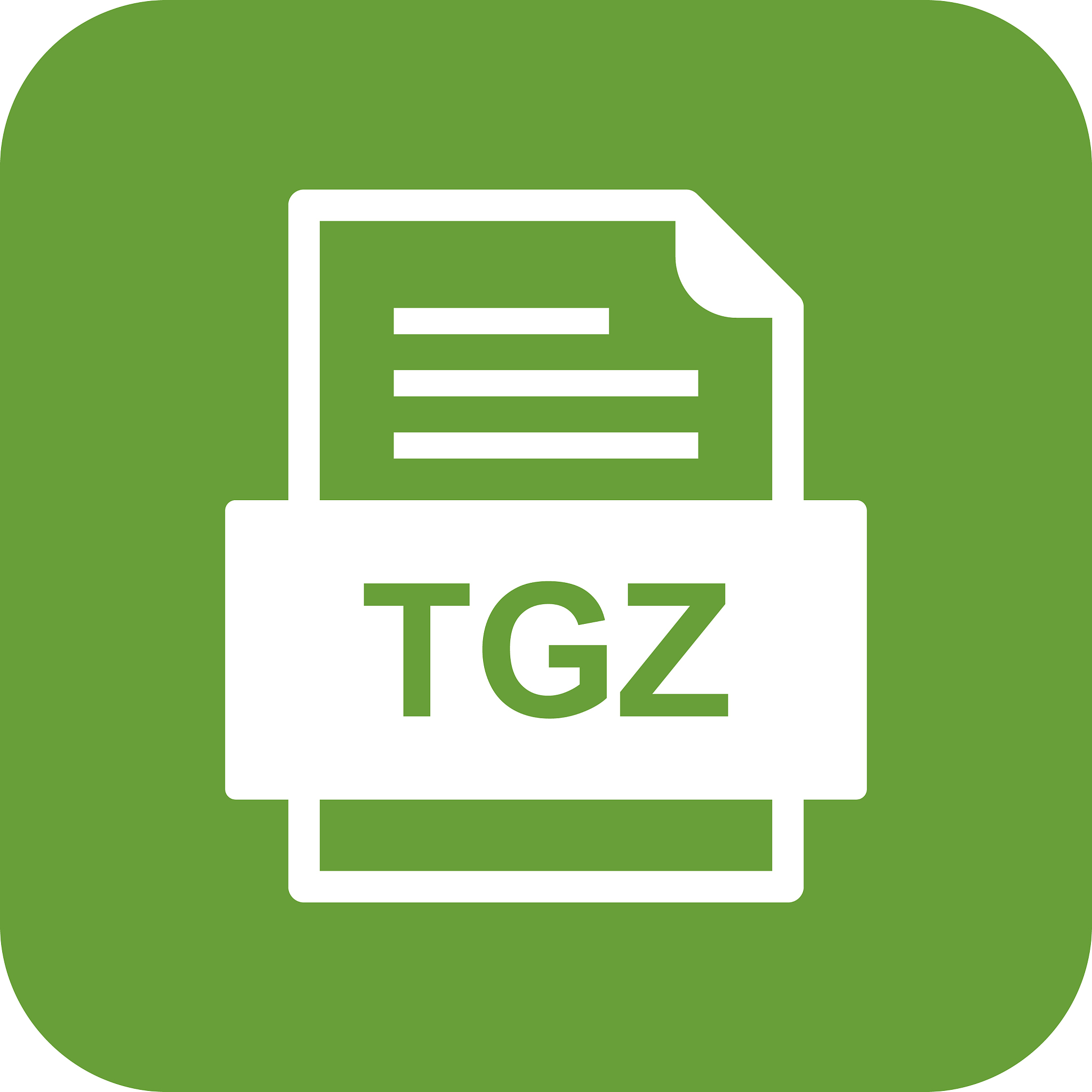 tgz file document icon