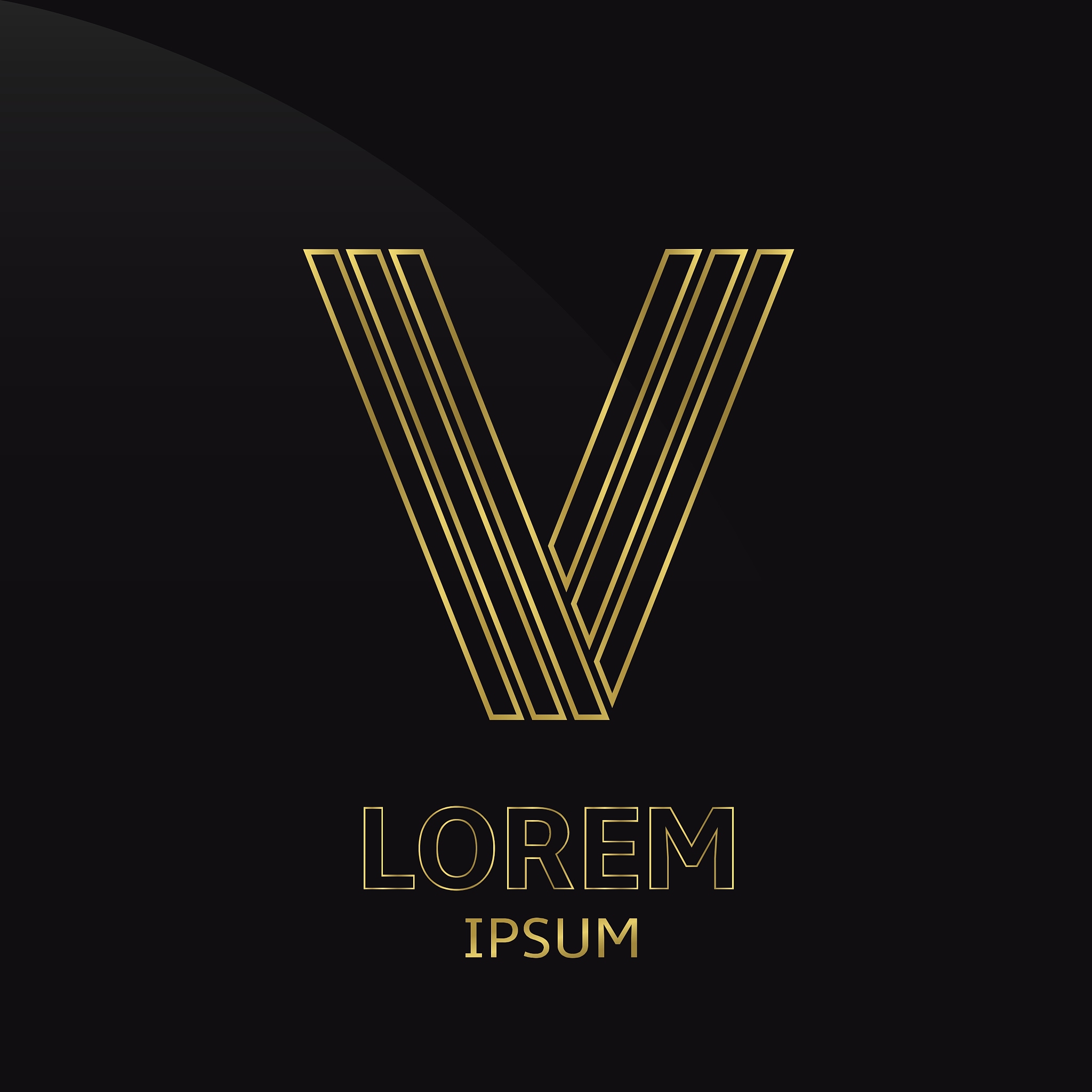 letter v