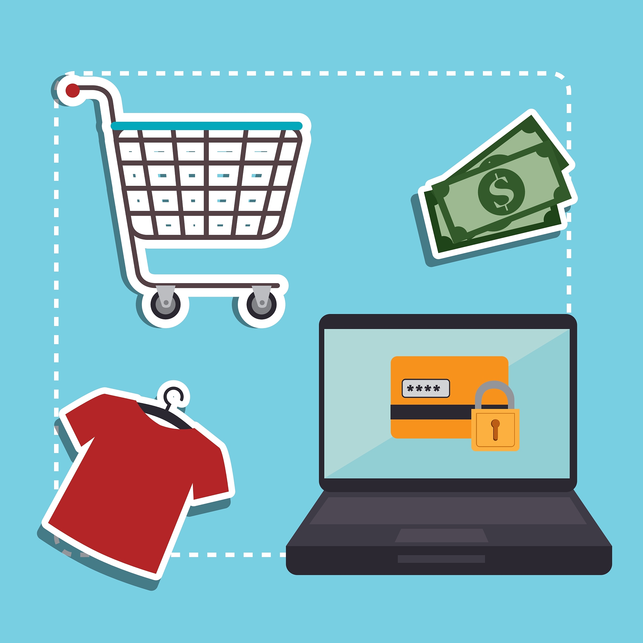 shopping and digital marketing