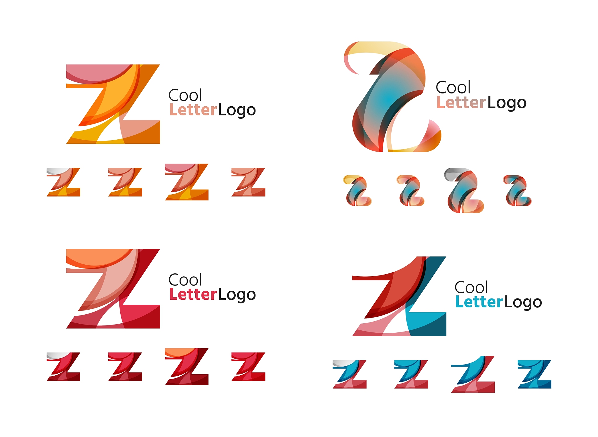 letter business emblem collection