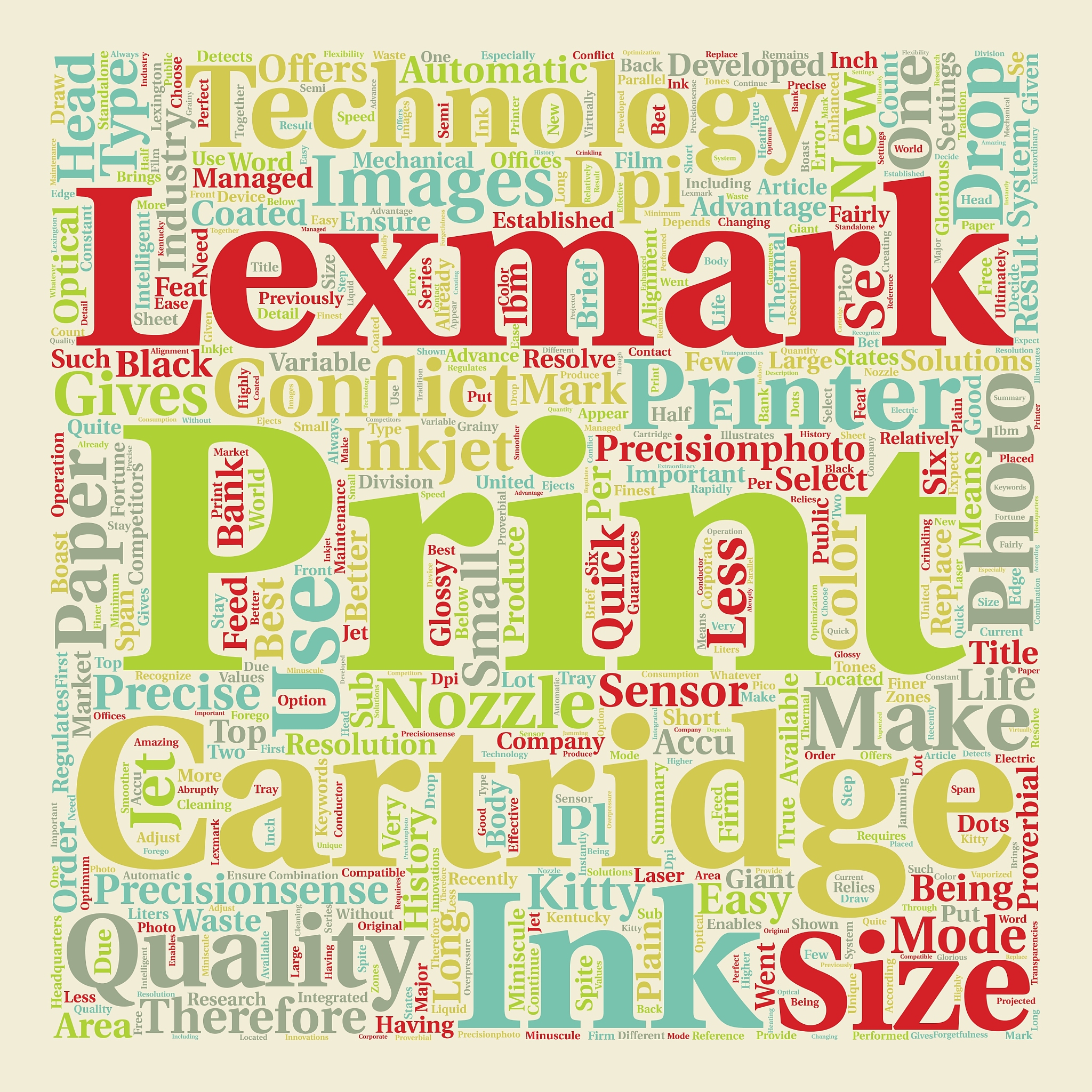 lexmark relatively new to the market but already