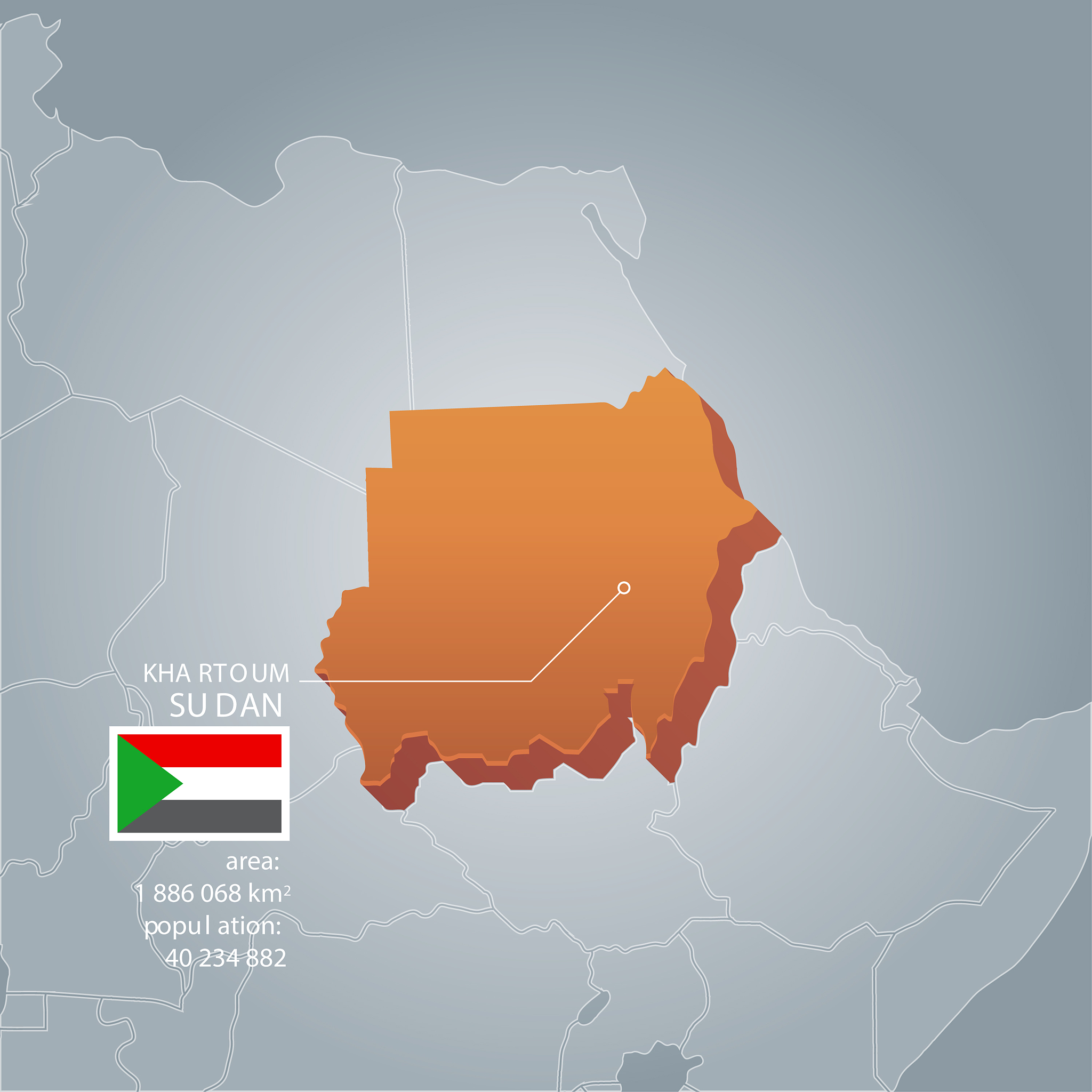 sudan information map