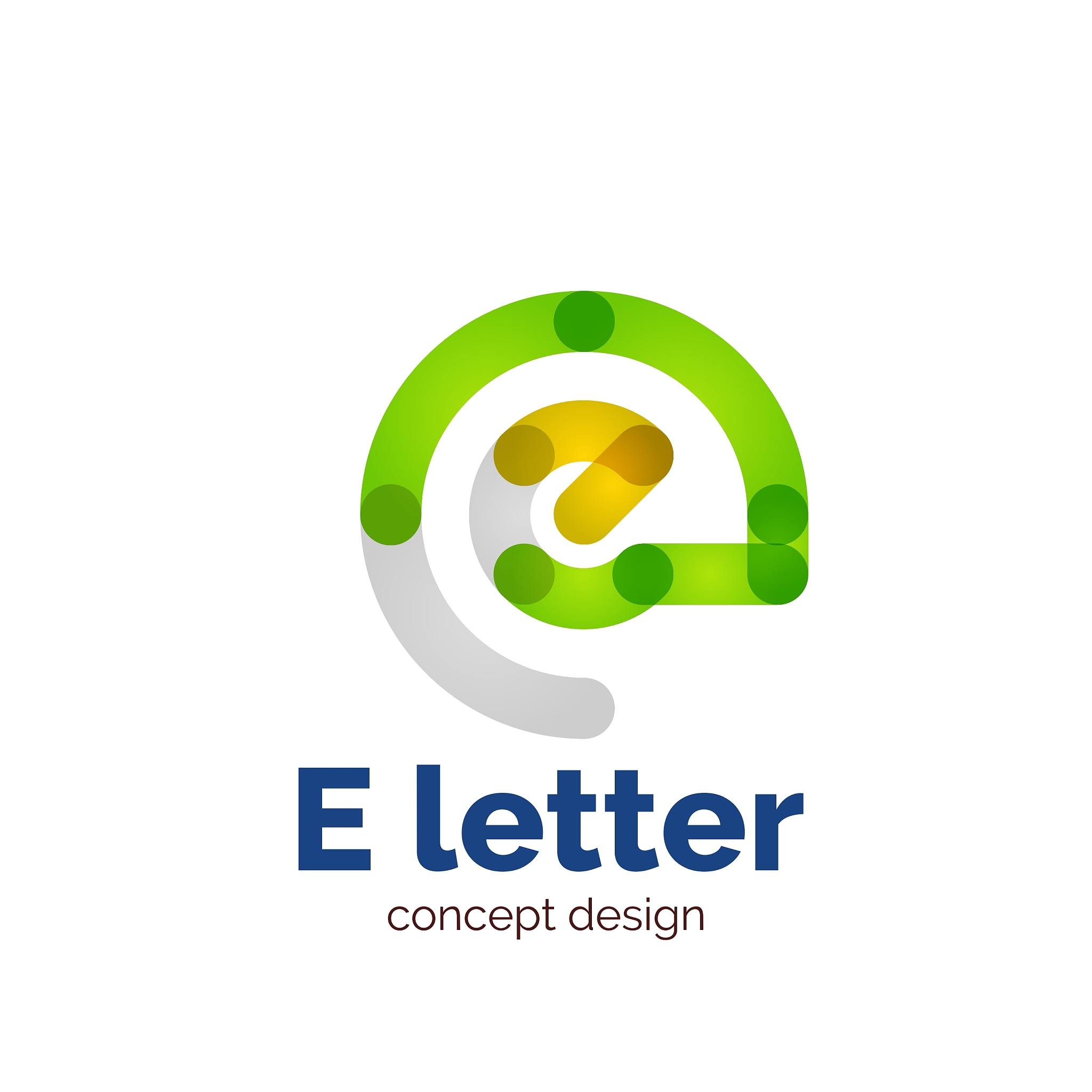 modern minimalistic letter concept logo