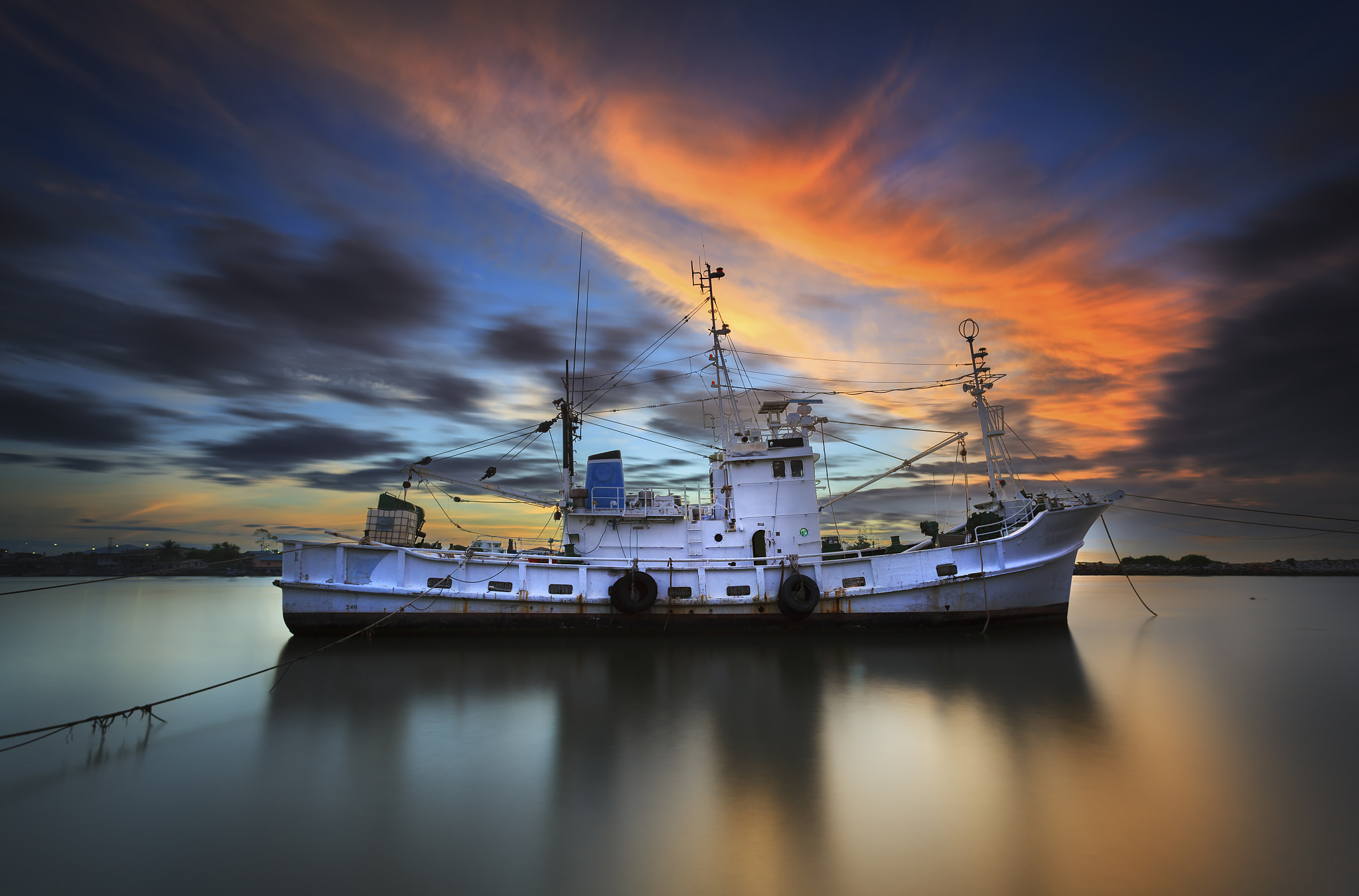 the boat