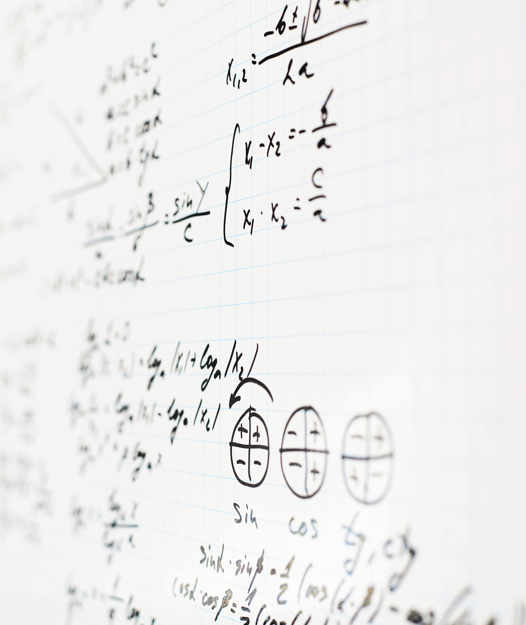 trigonometry math equations and formulas