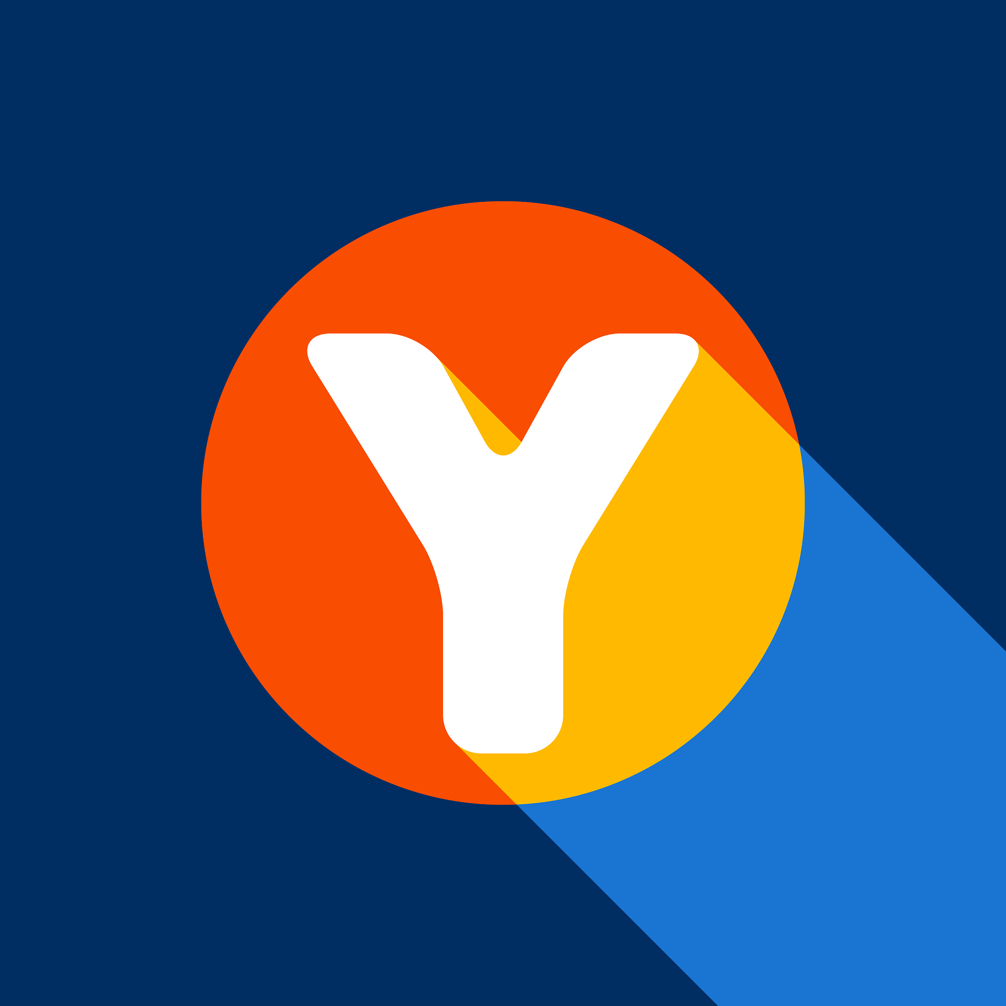 letter y sign design template element