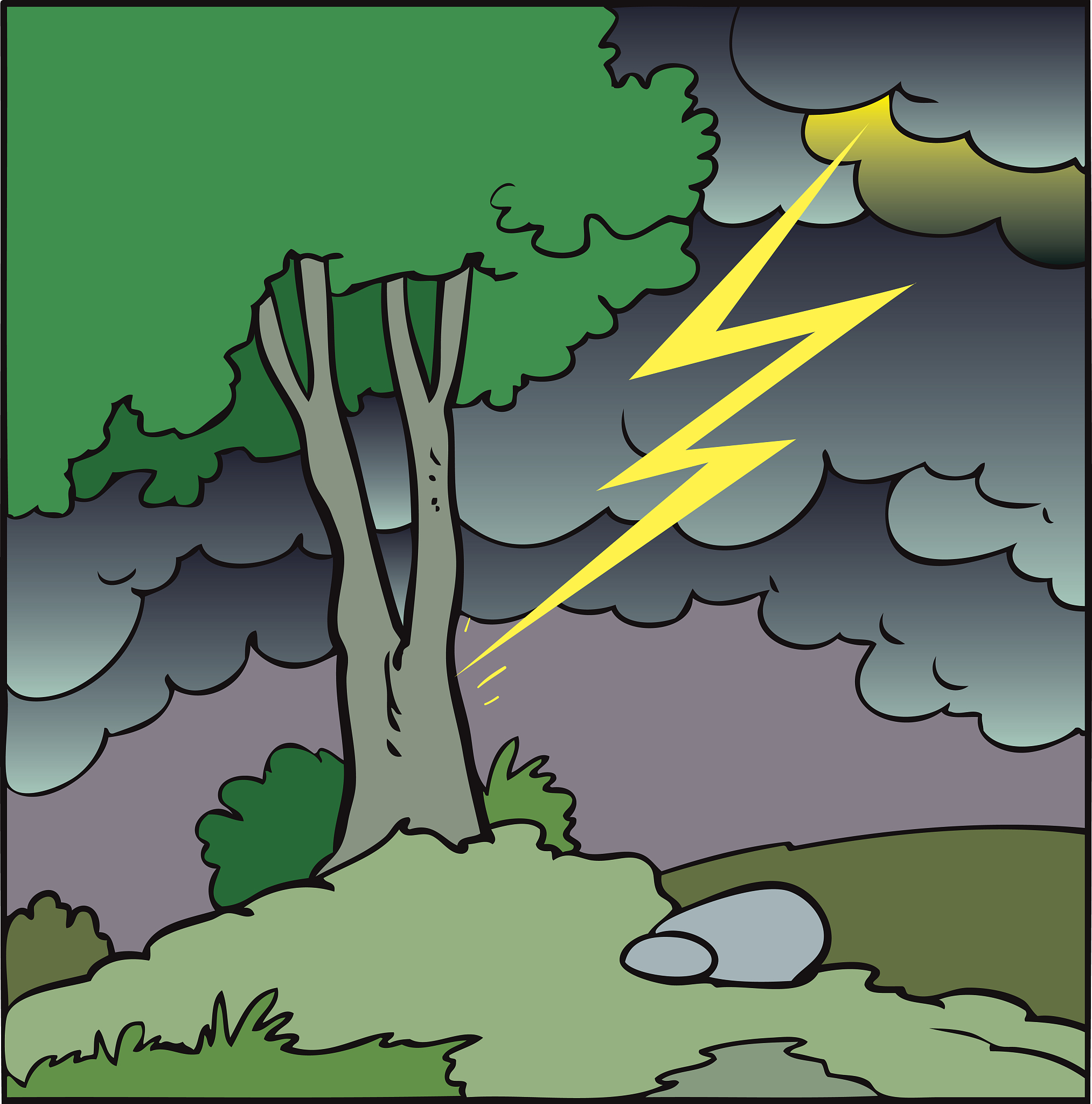 你知道发生雷电现象时哪些东西最容易遭雷击吗，