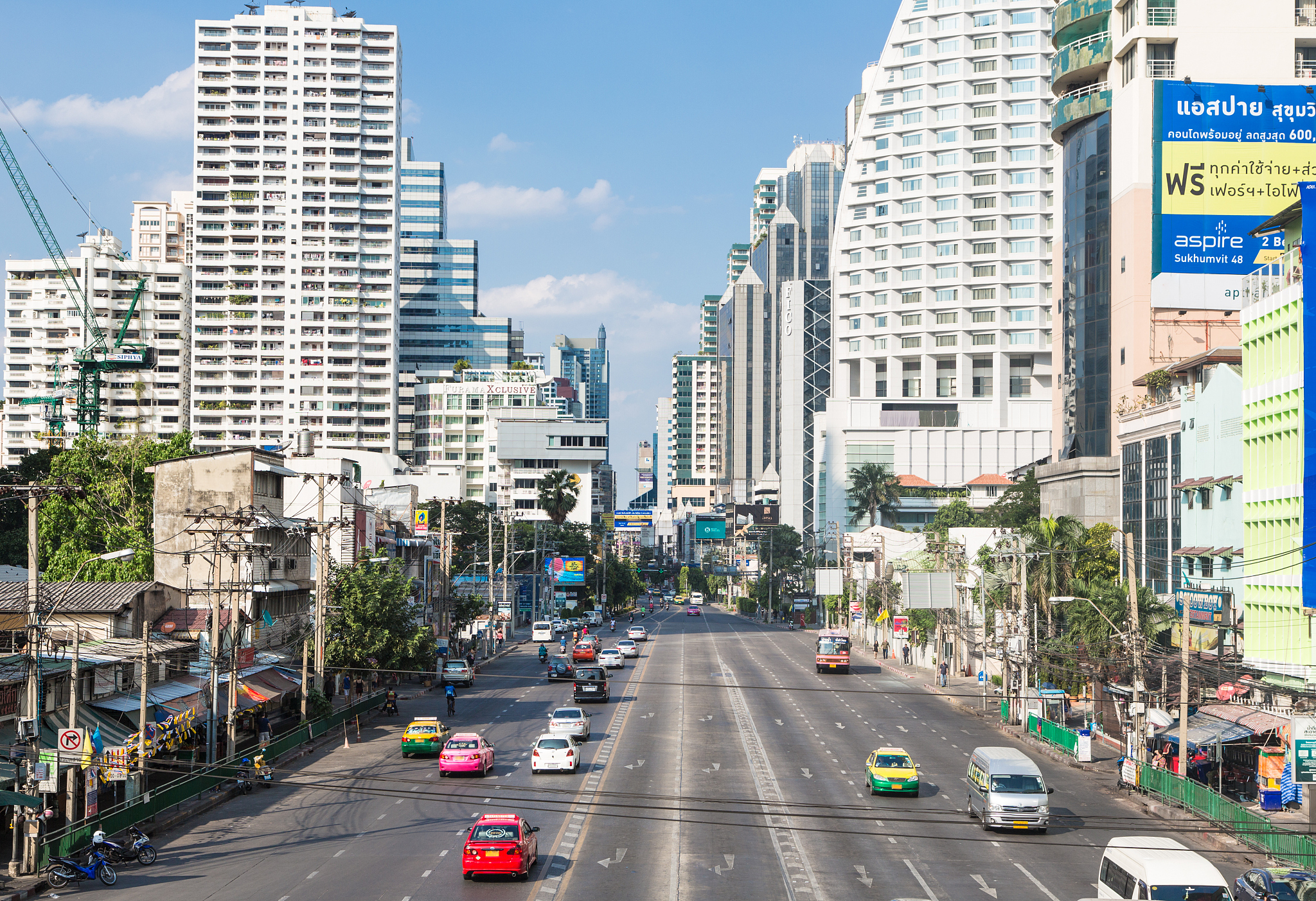 asok road in bangkok