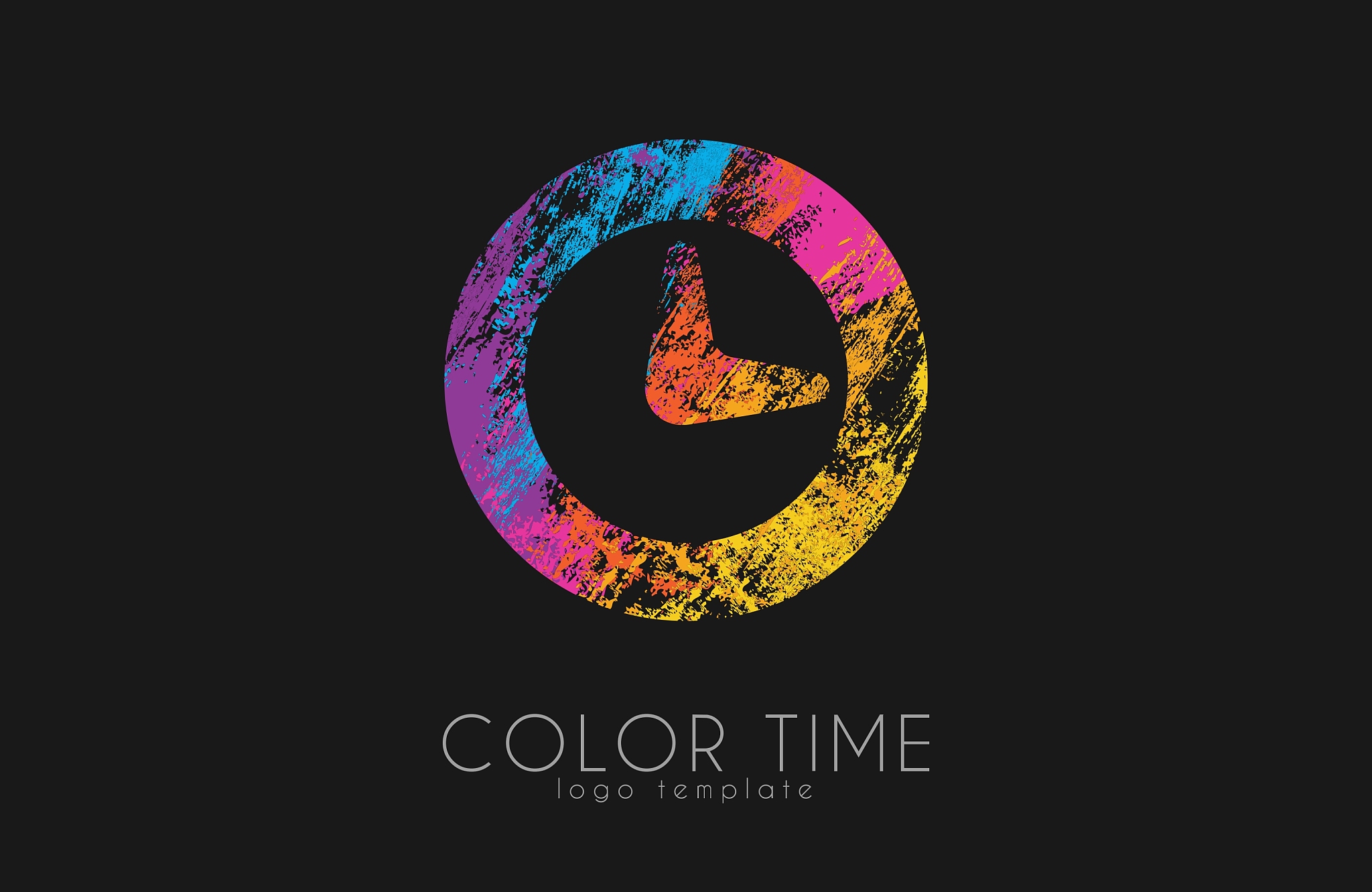 time logo color time logo design clock design