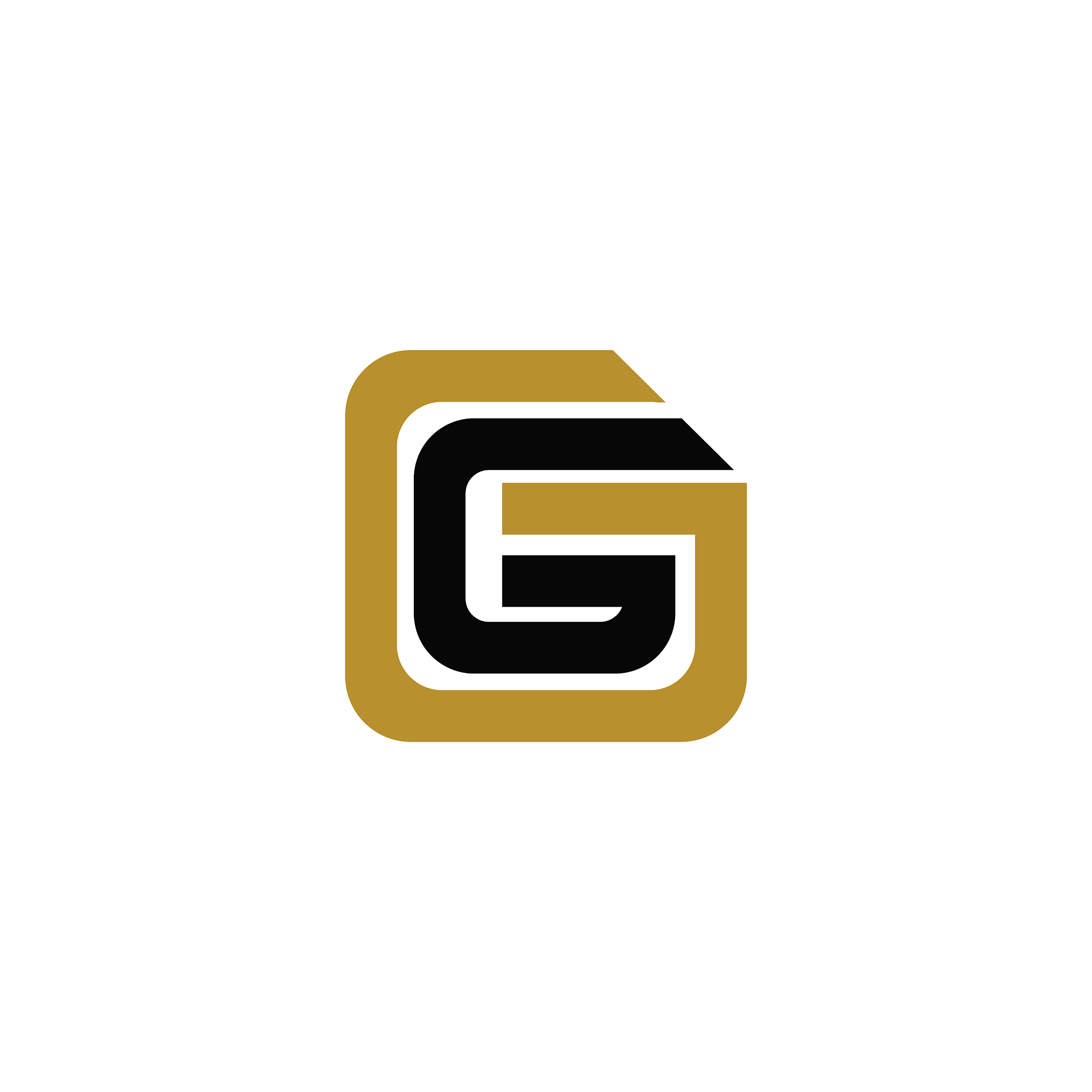 initial letter gg or g logo design template