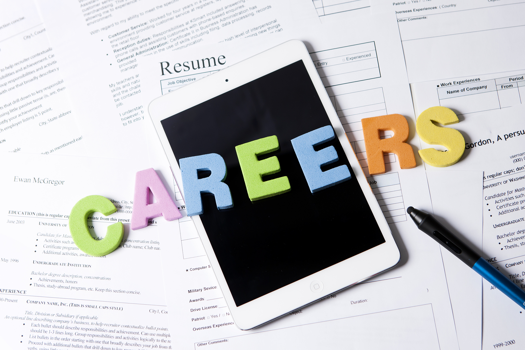 employment, worked part time job