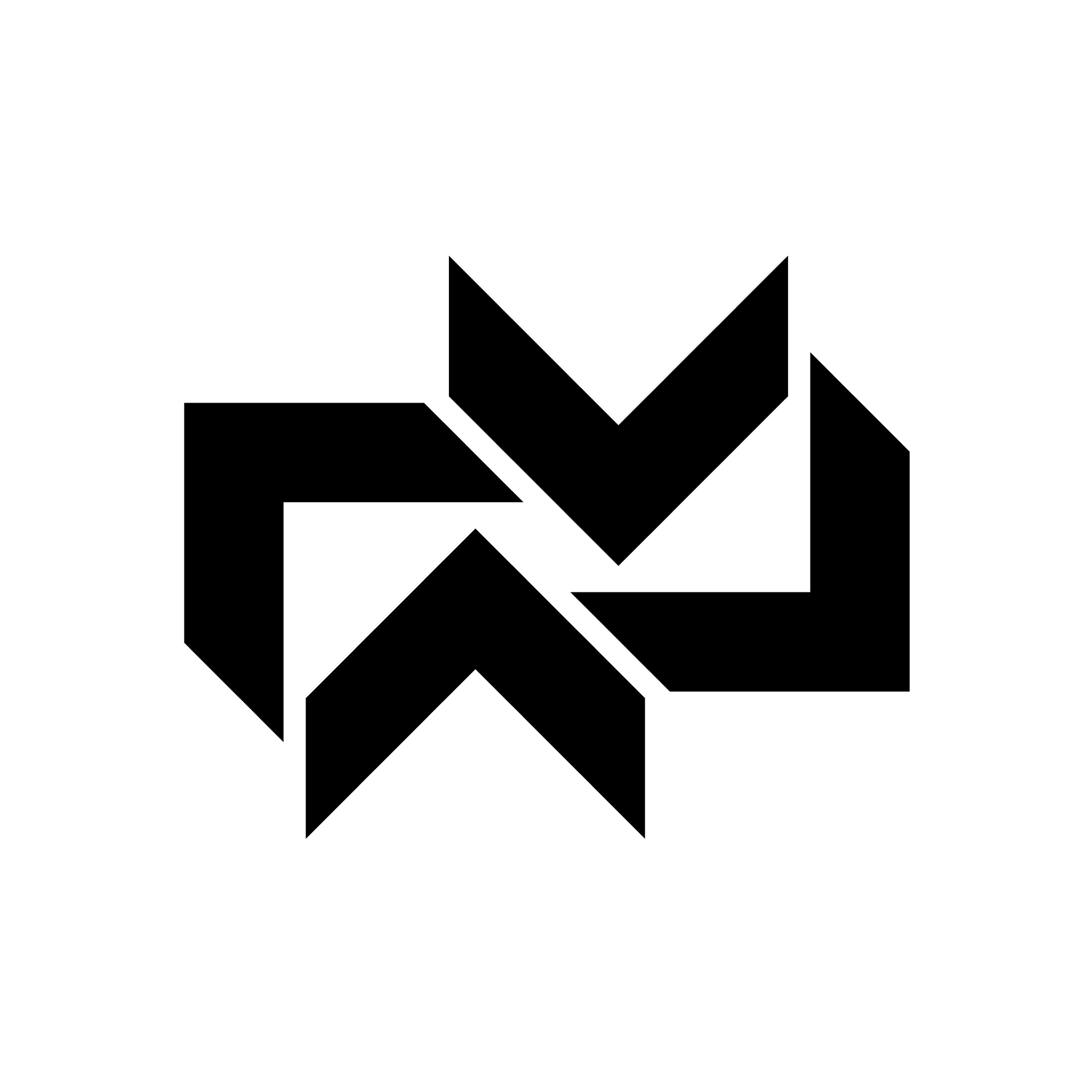 black abstract logo design template