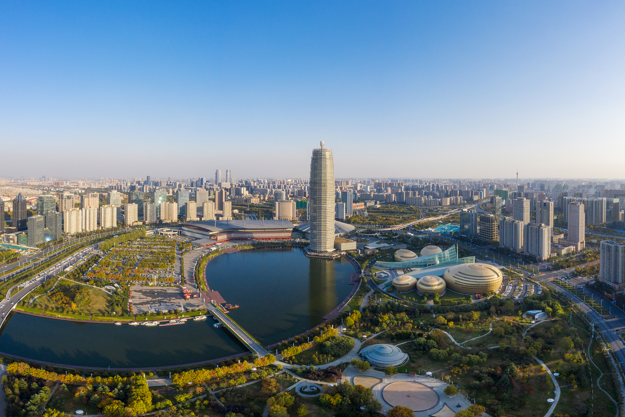 参观调研郑东新区CBD实习日记