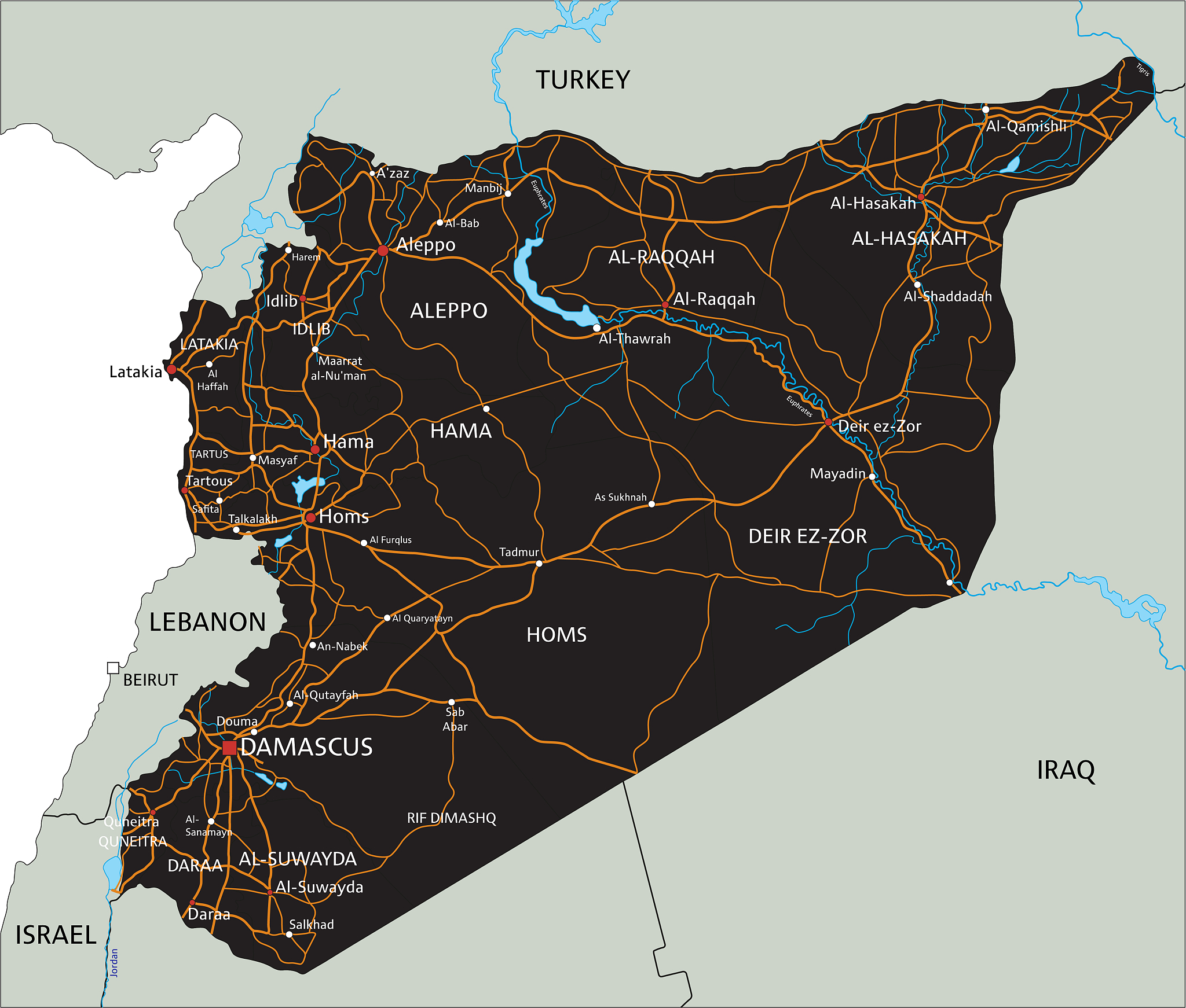 以色列主要城市及地址：耶路撒冷、特拉维夫、海法等