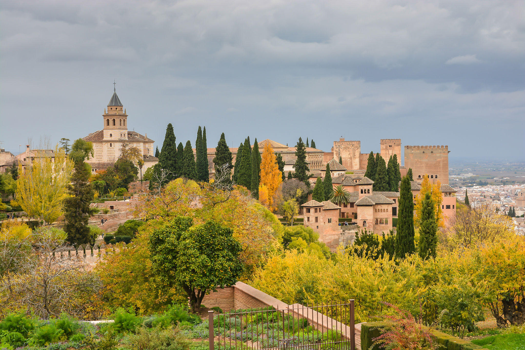 alhambra in granada.