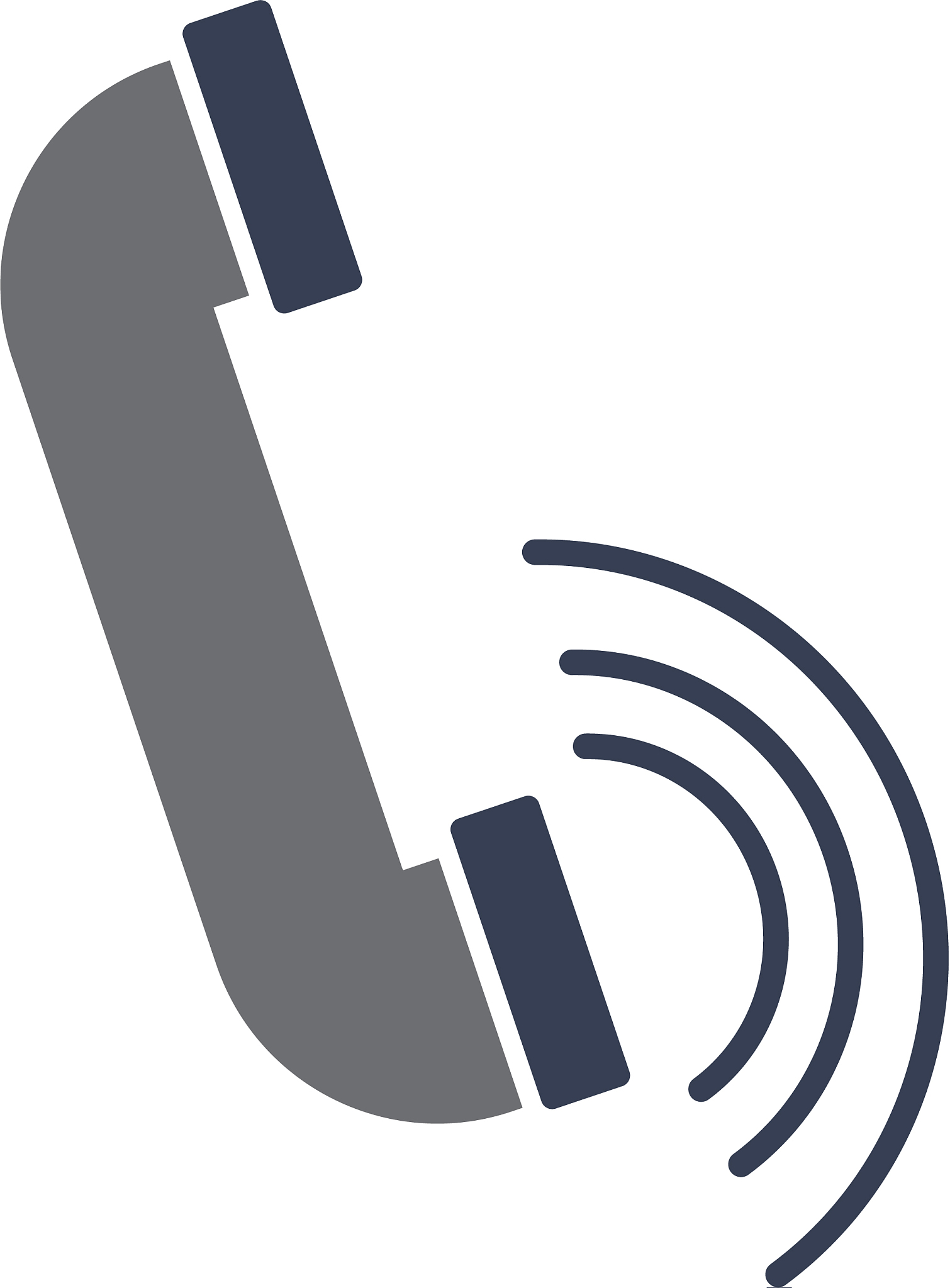 telephone symbol isolated