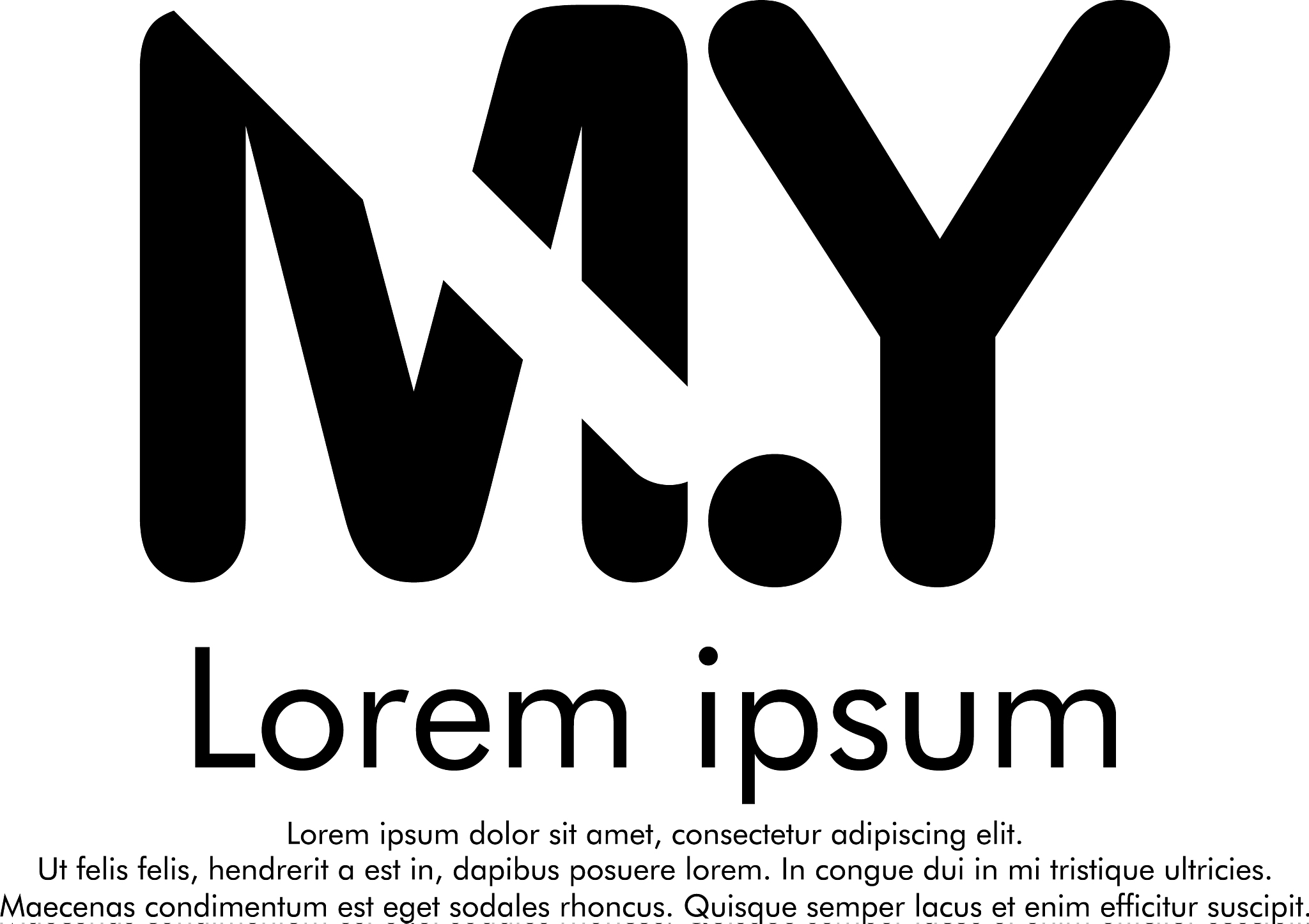 m y my initial abstract logo concept