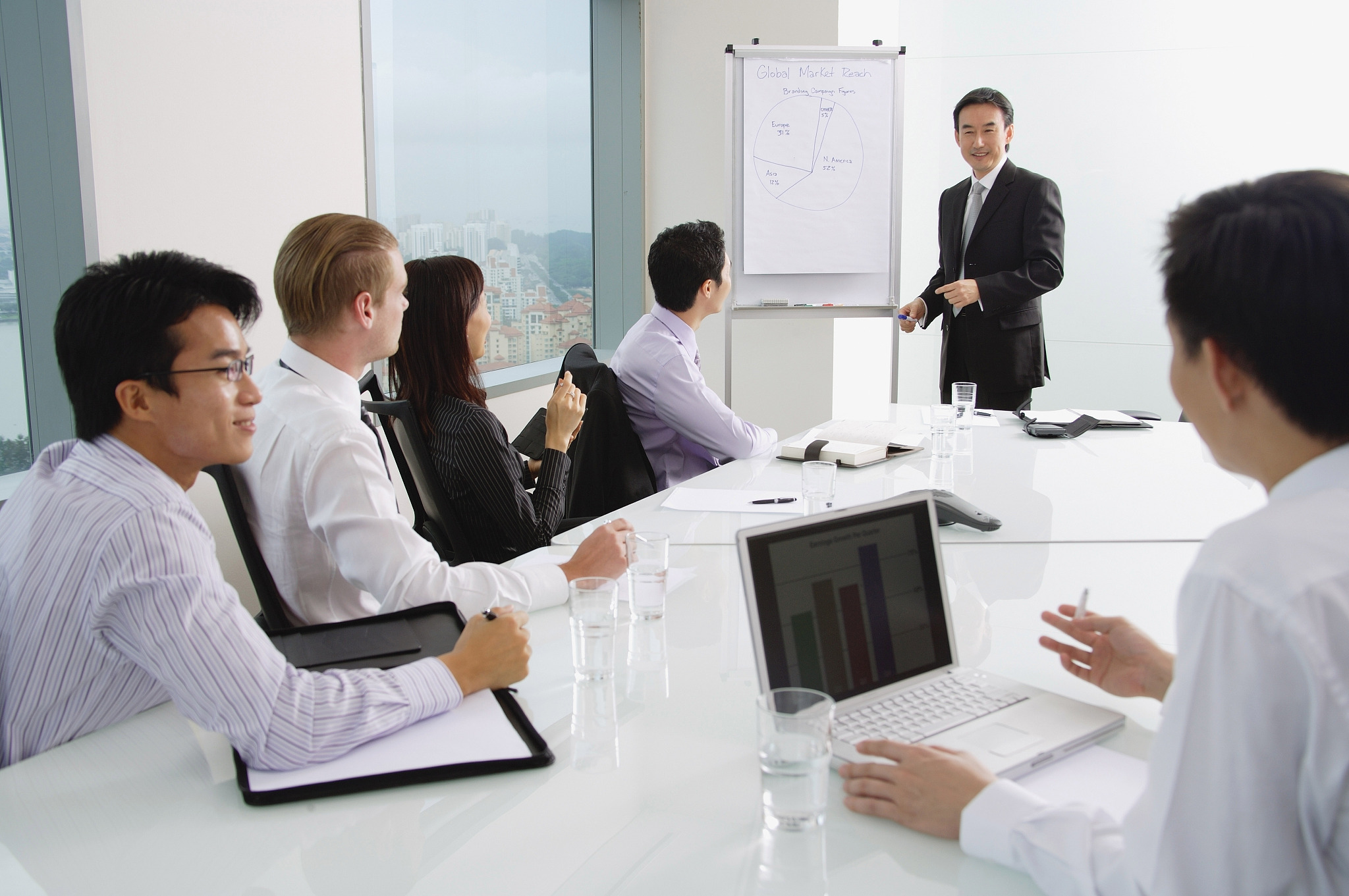 business people in meeting