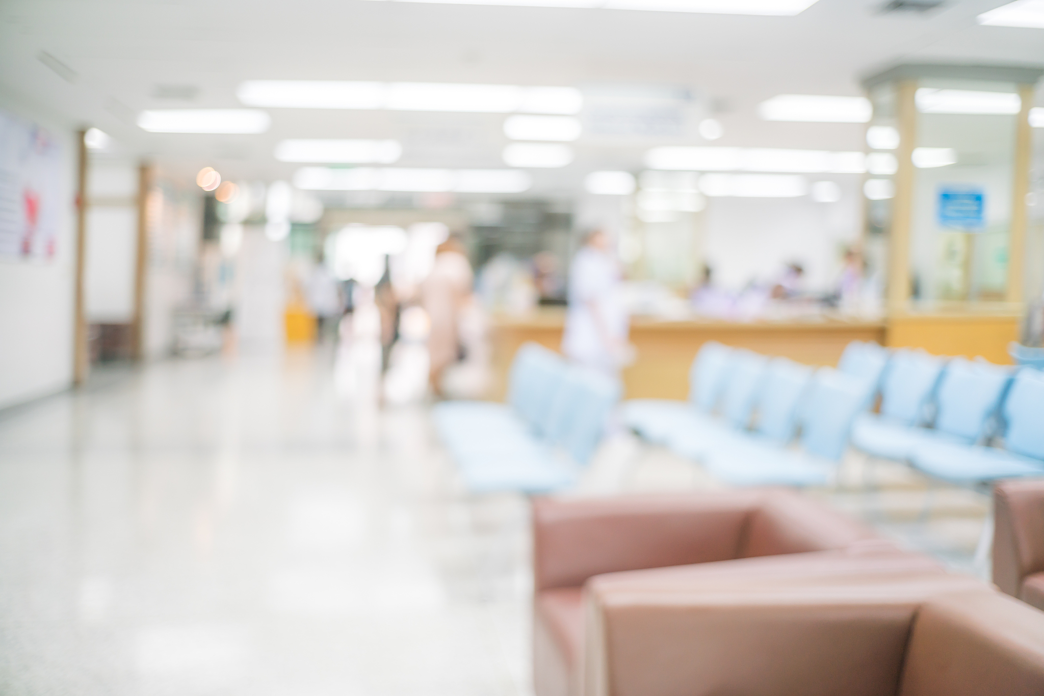 abstract blur of beautiful luxury hospital and clinic