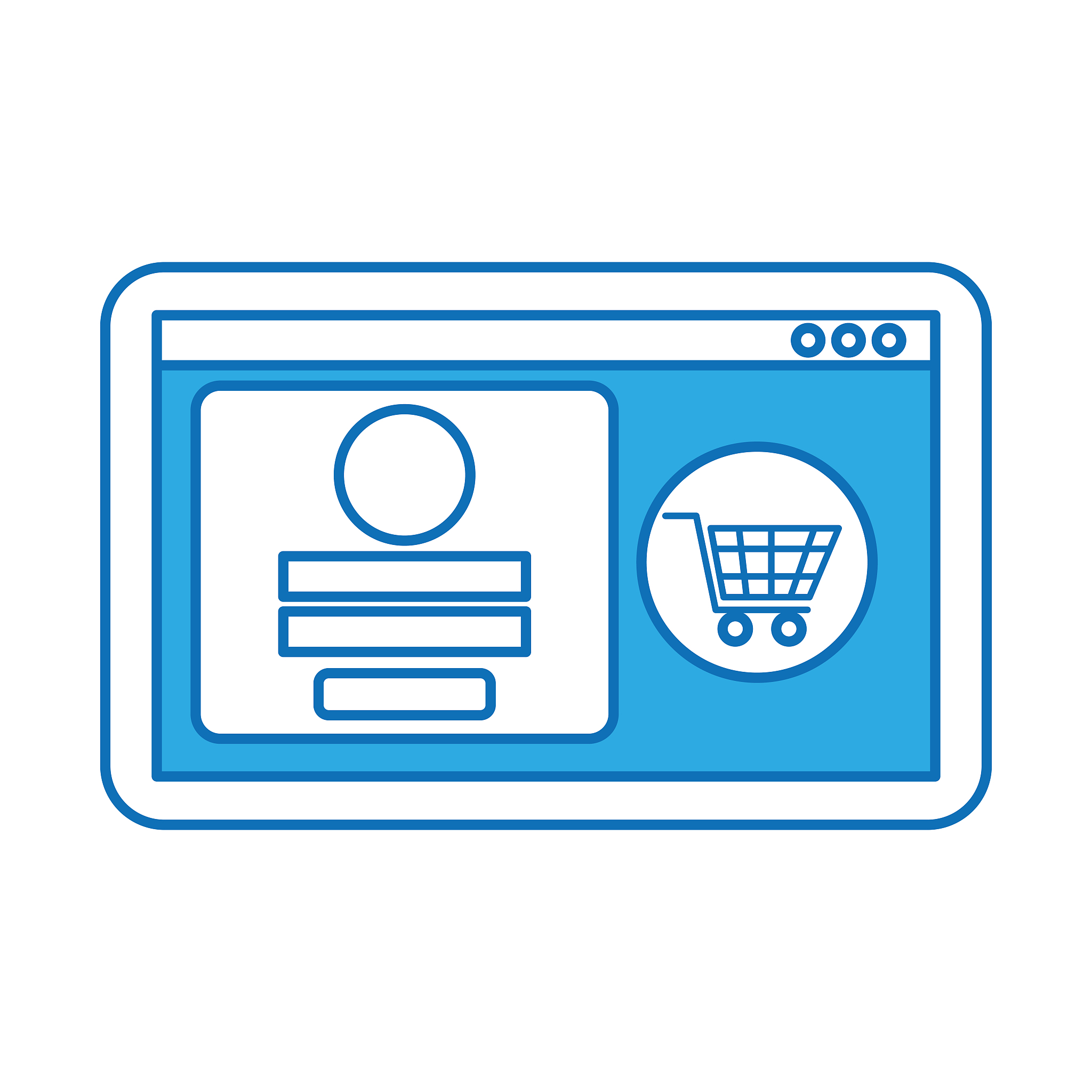 website page online shopping access store