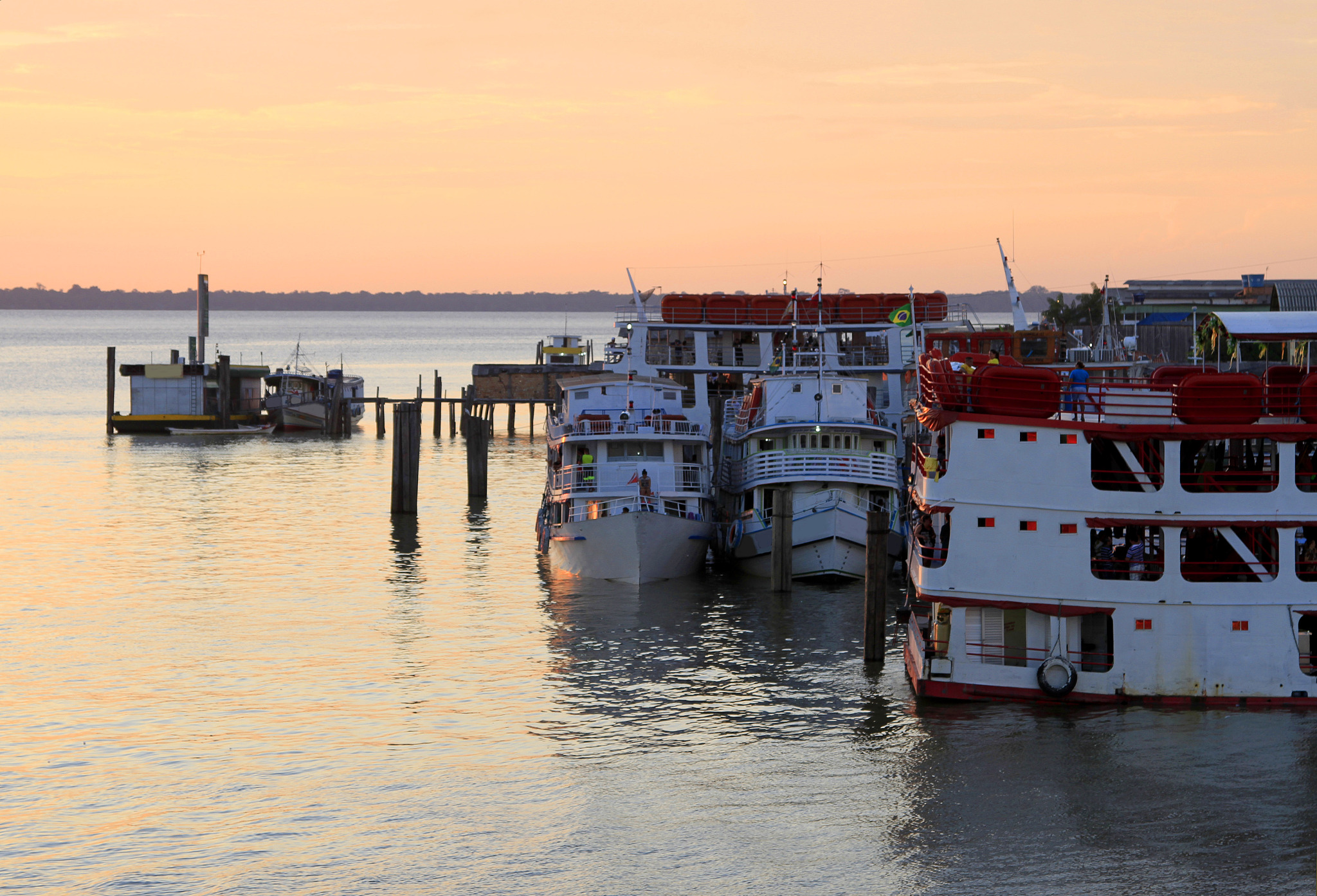 port in belem, brazil.