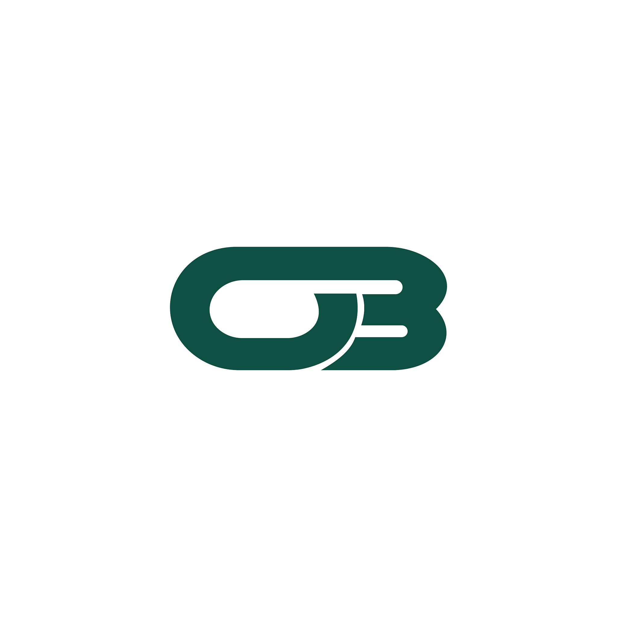 initial letter ob logo or bo logo design te