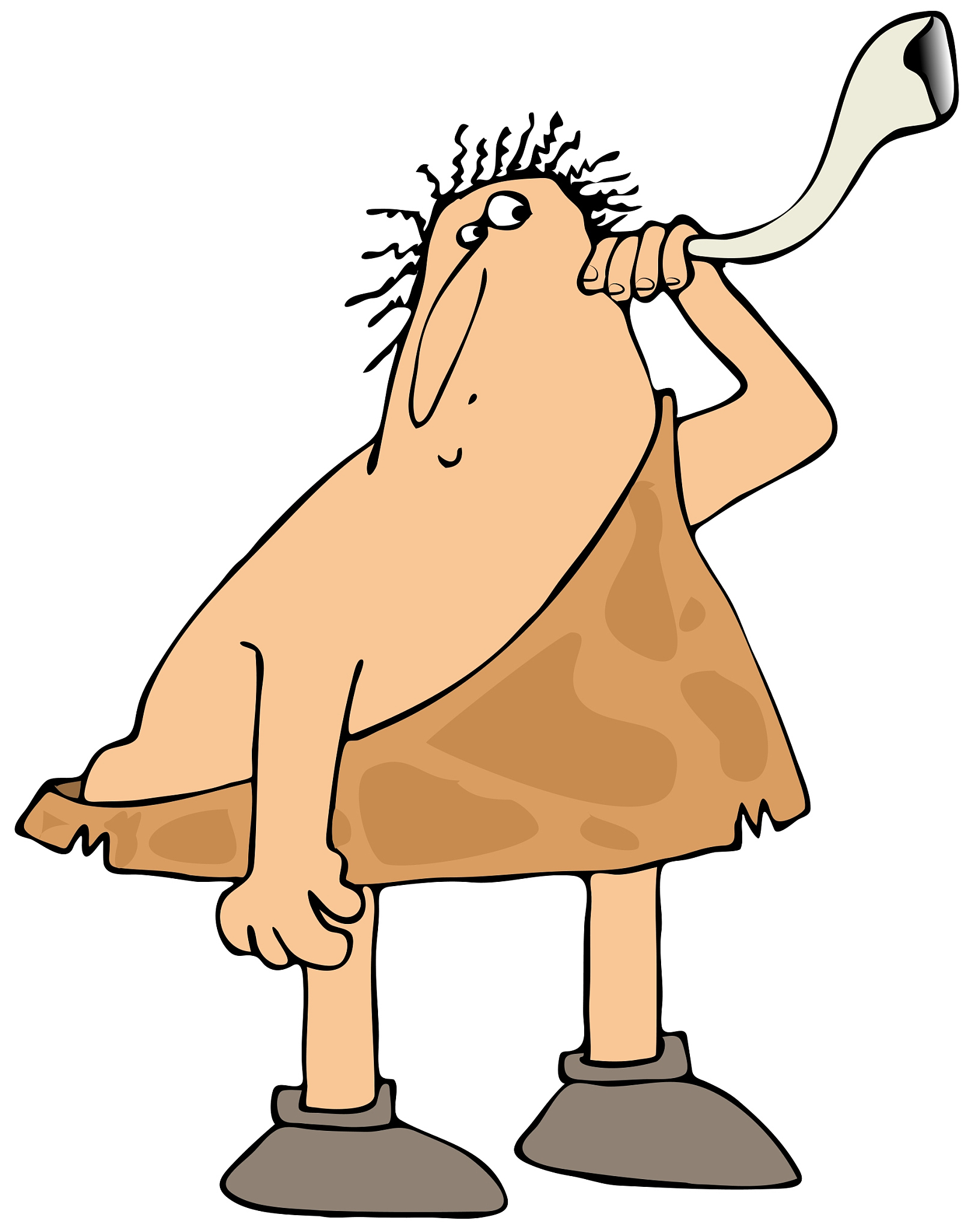 hard of hearing caveman