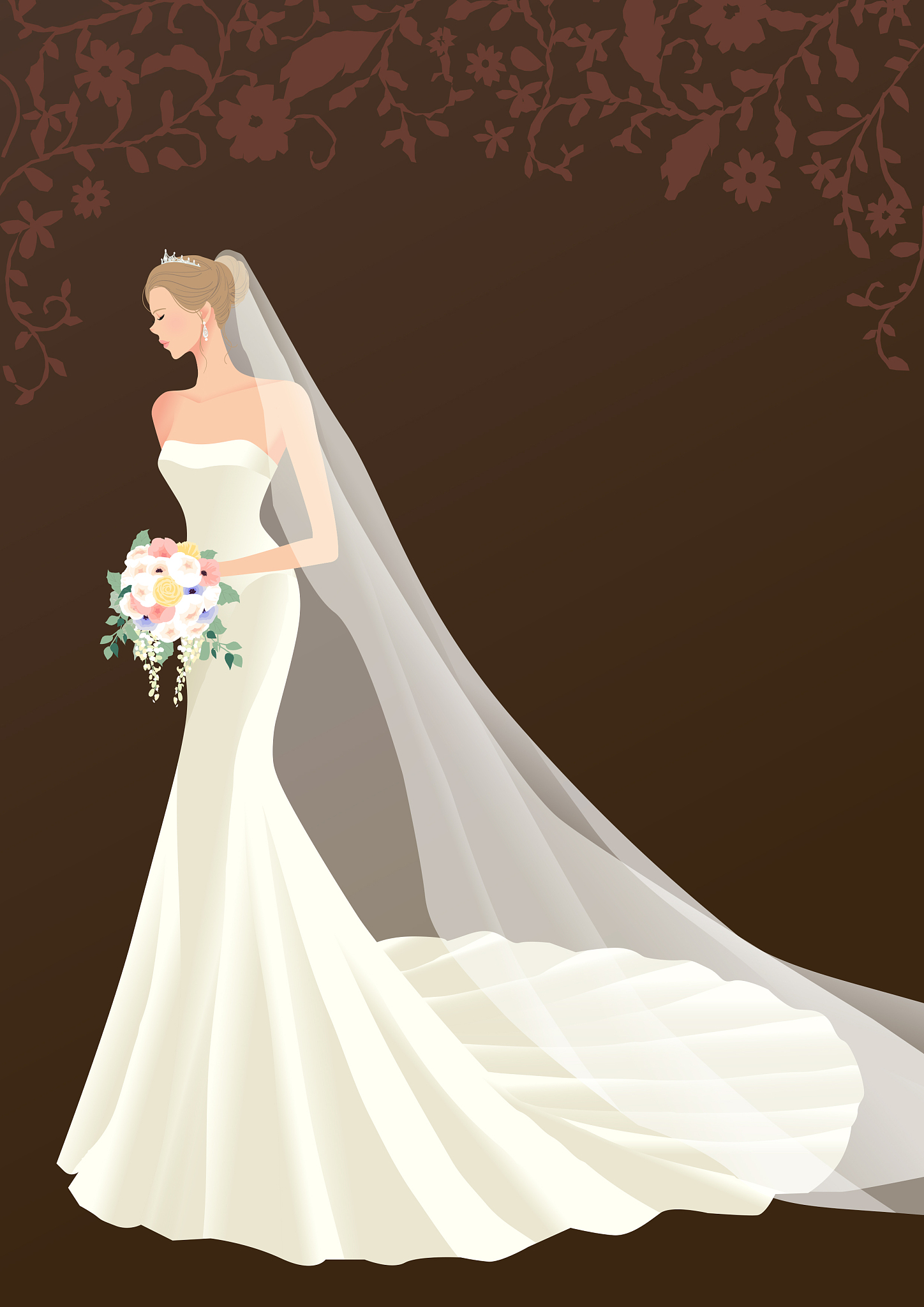 我需要用stable diffusion生成一张超好看的4K婚纱照请提供完整的prompt