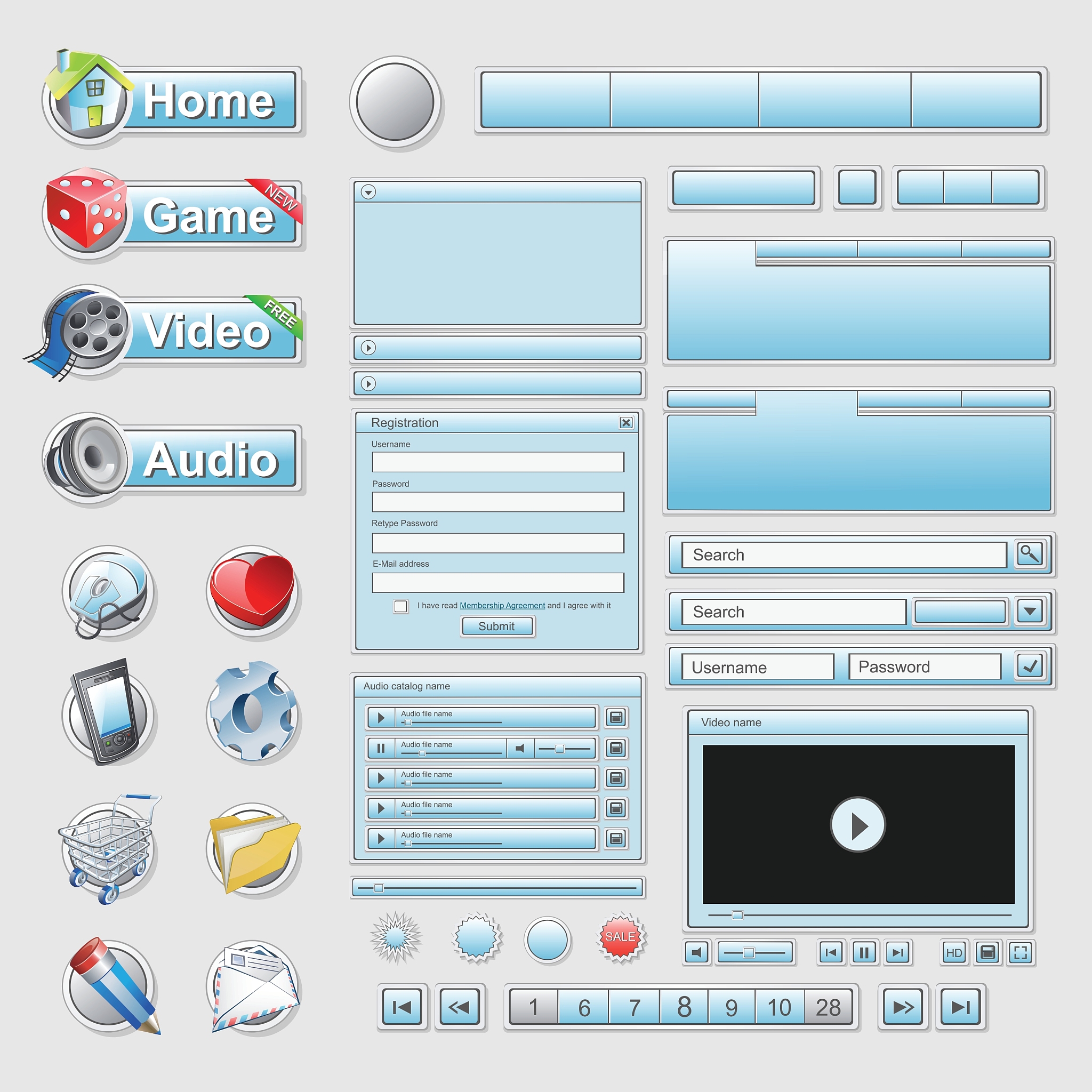 web interface set