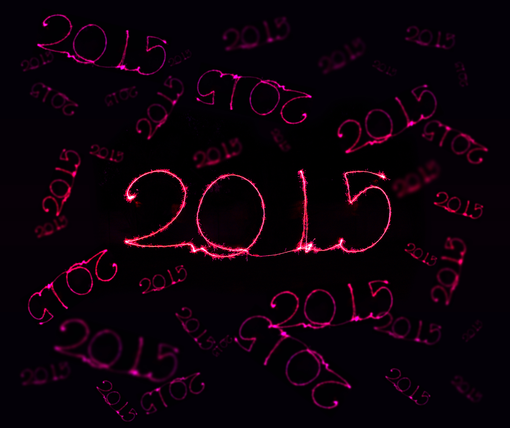 happy new year - 2015 sparkler