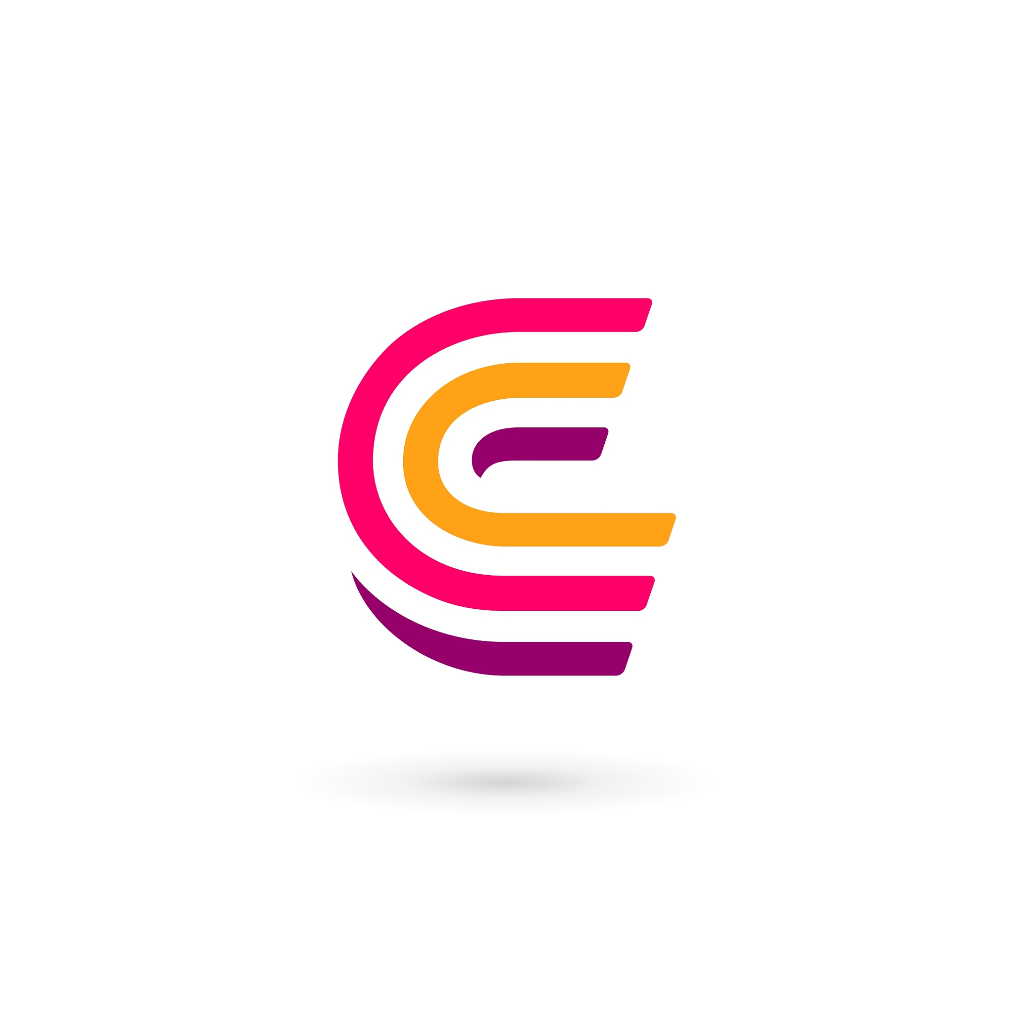 letter c logo icon design template elements