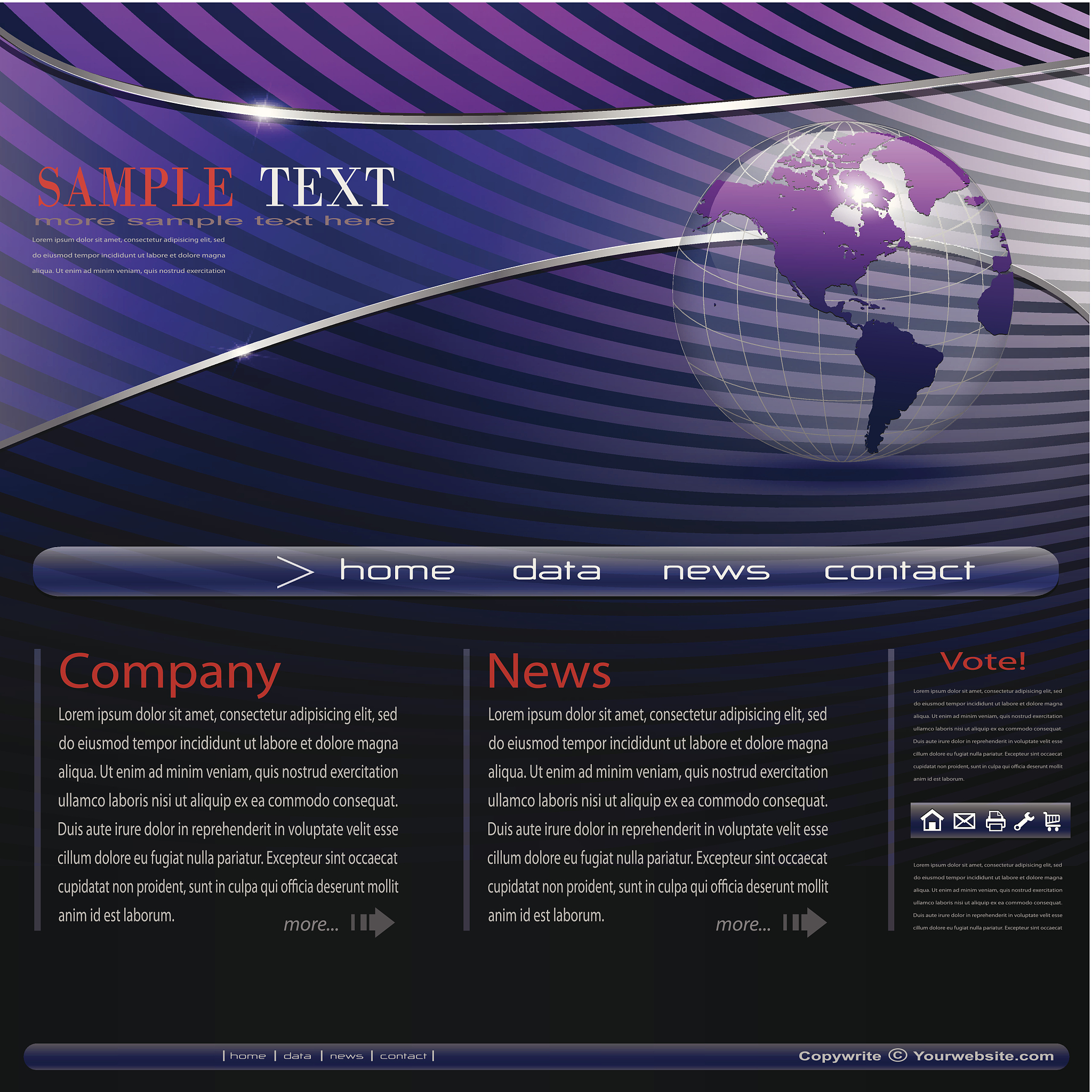 website template