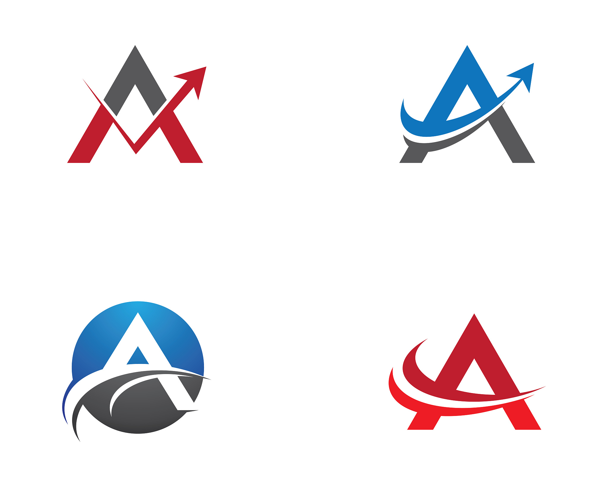 letter a symbol illustration design