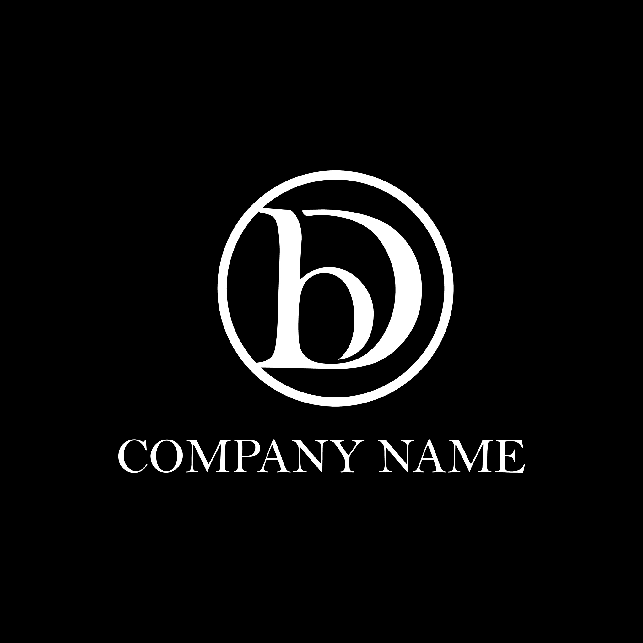 letter db logo design inspiration clean and