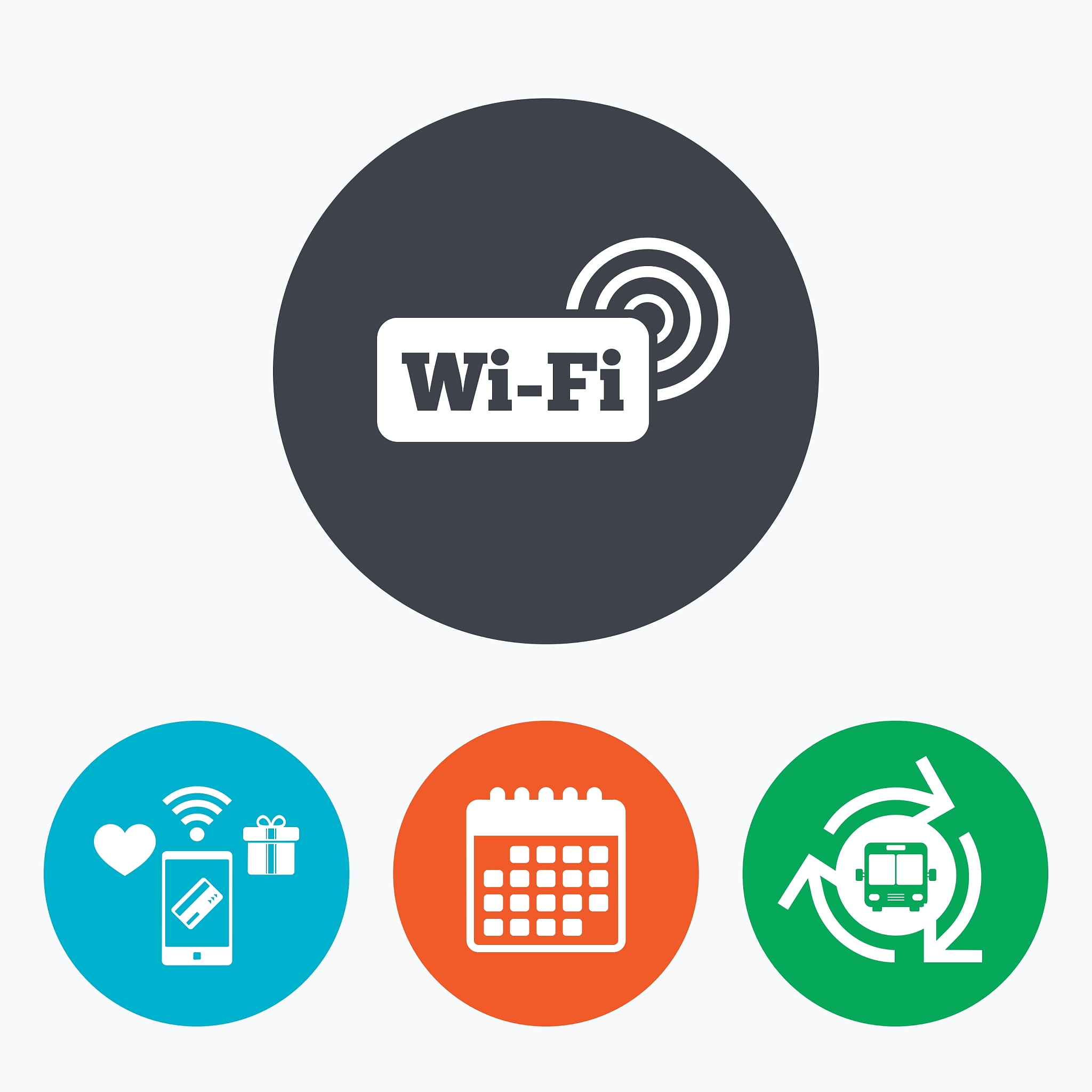 free wifi sign wifi symbol wireless network