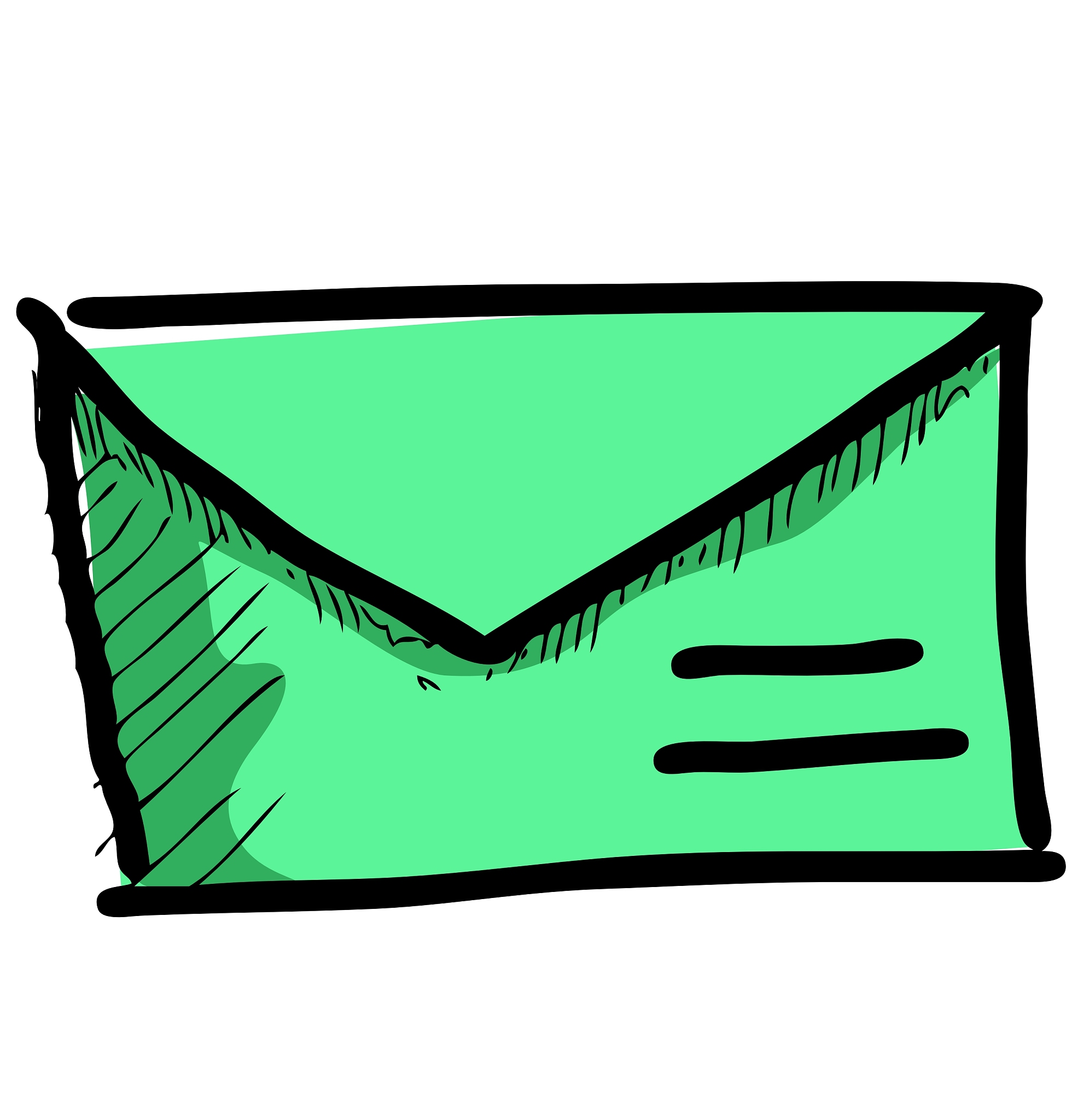 mail icon sketch