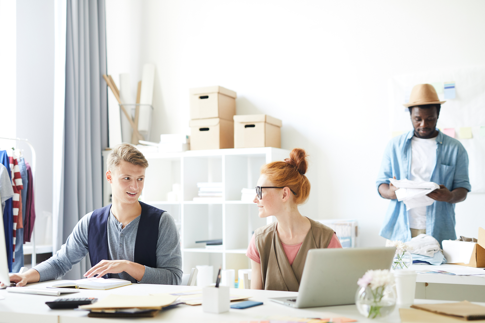 designers working at office