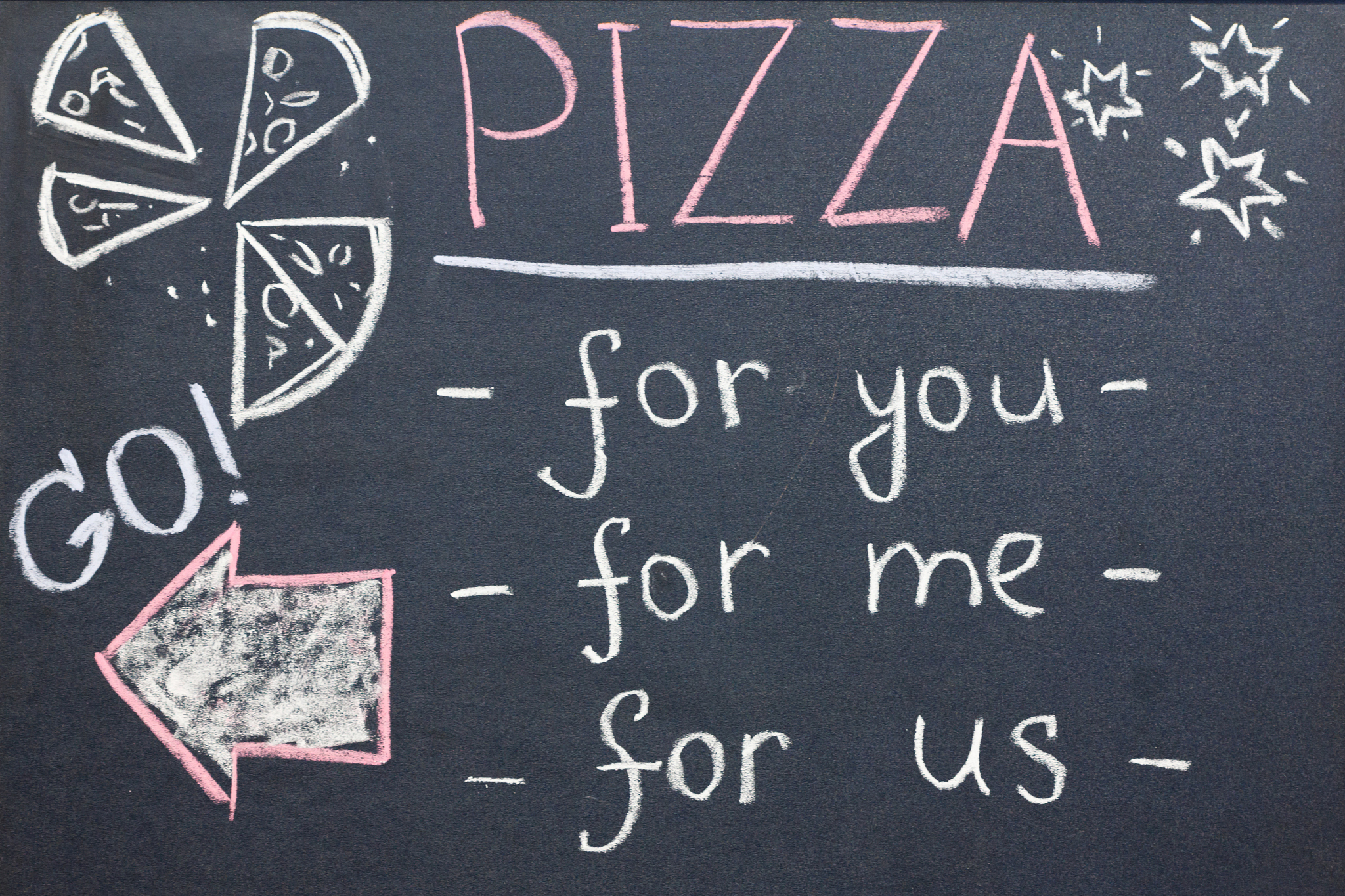 pizza road pointer.